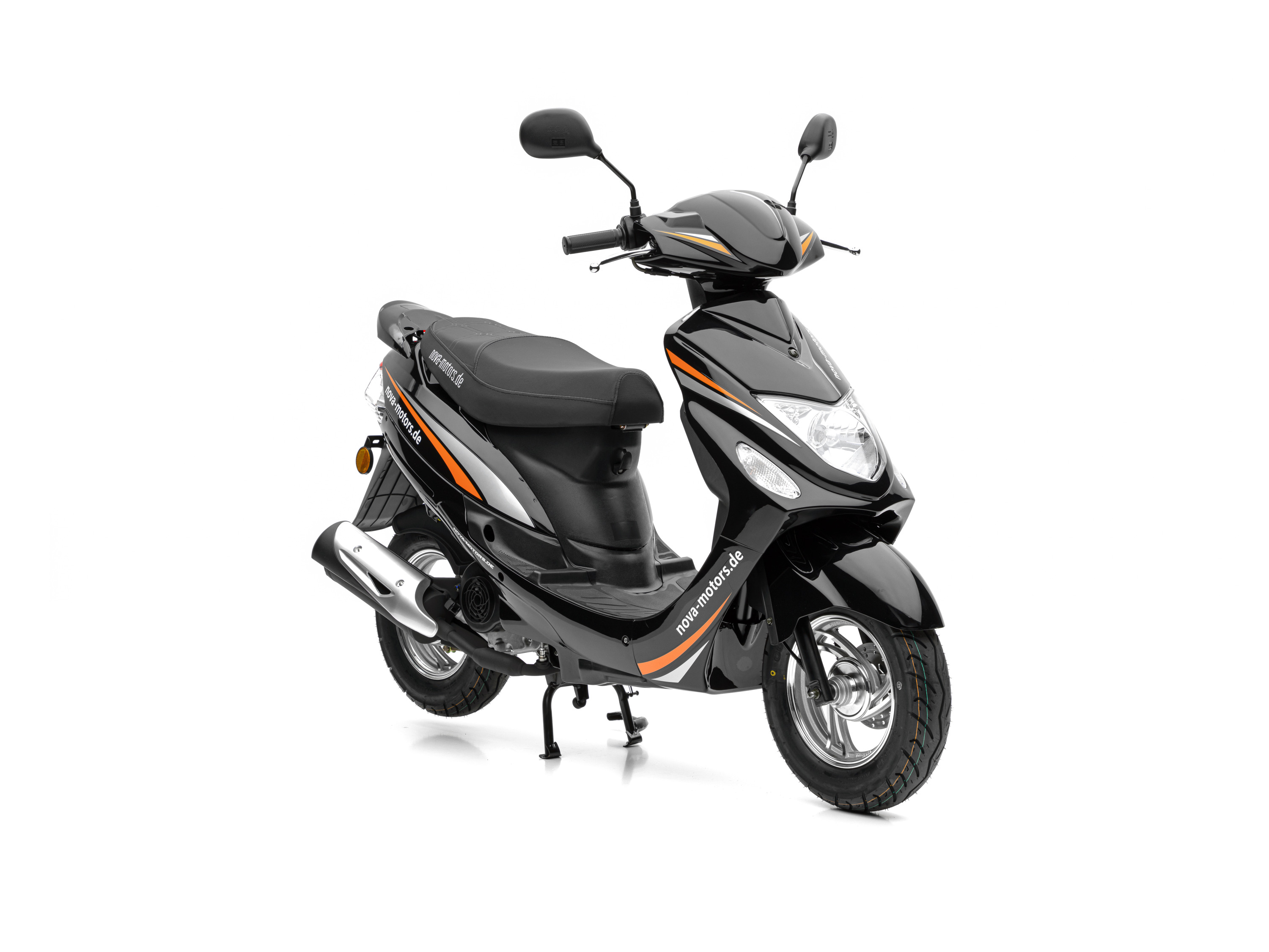 NOVA MOTORS Motorroller »City Star III«, 45km/h, E5 EFI (ohne Topcase, schwarz)