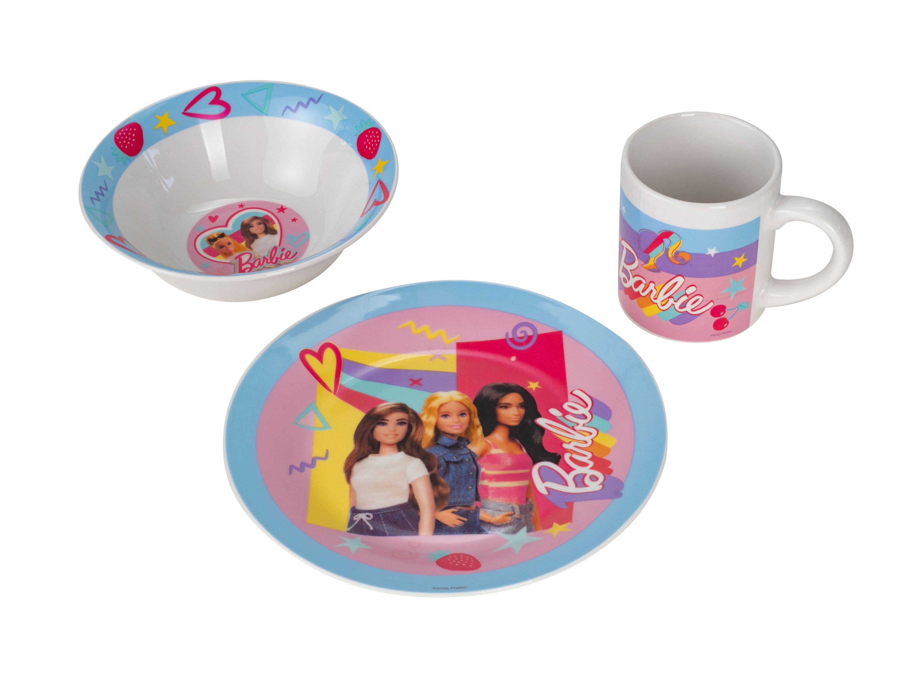 Frühstücksset »Barbie / Gabby / Paw Patrol / Rubble + Crew« (Barbie)