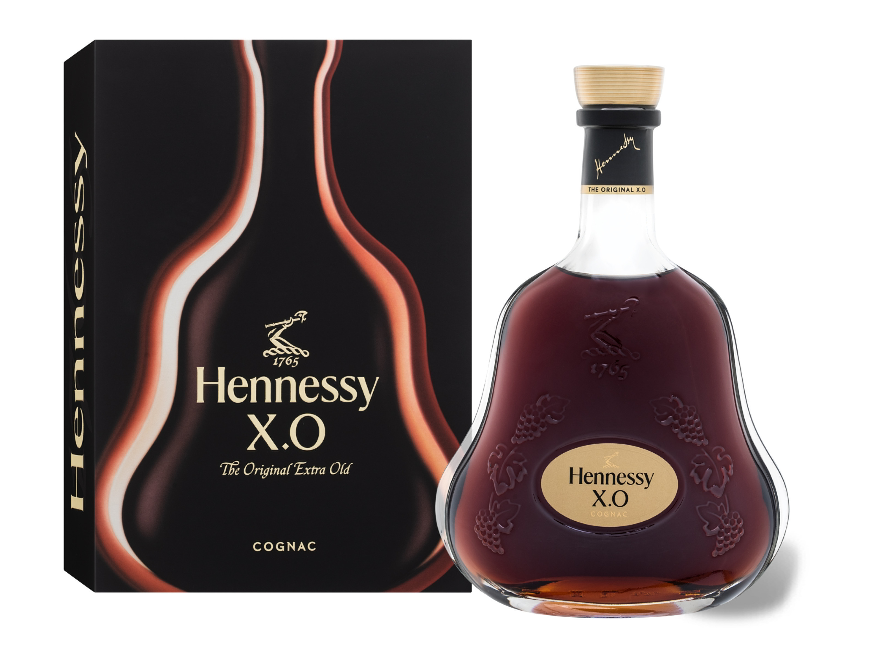 Hennessy XO Cognac mit Geschenkbox 40% Vol