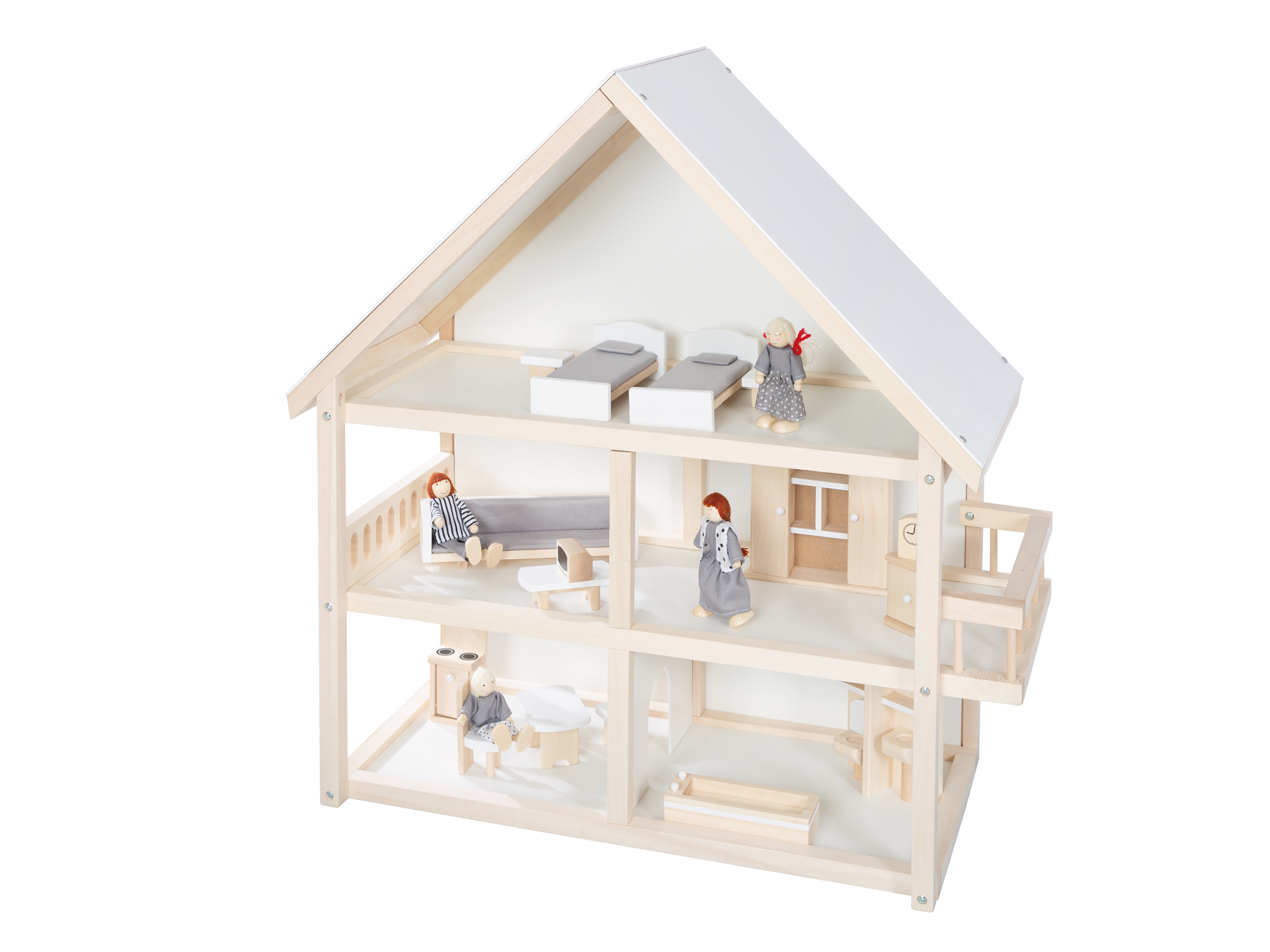 ROBA Puppenhaus, inkl. Möbel und Puppen''