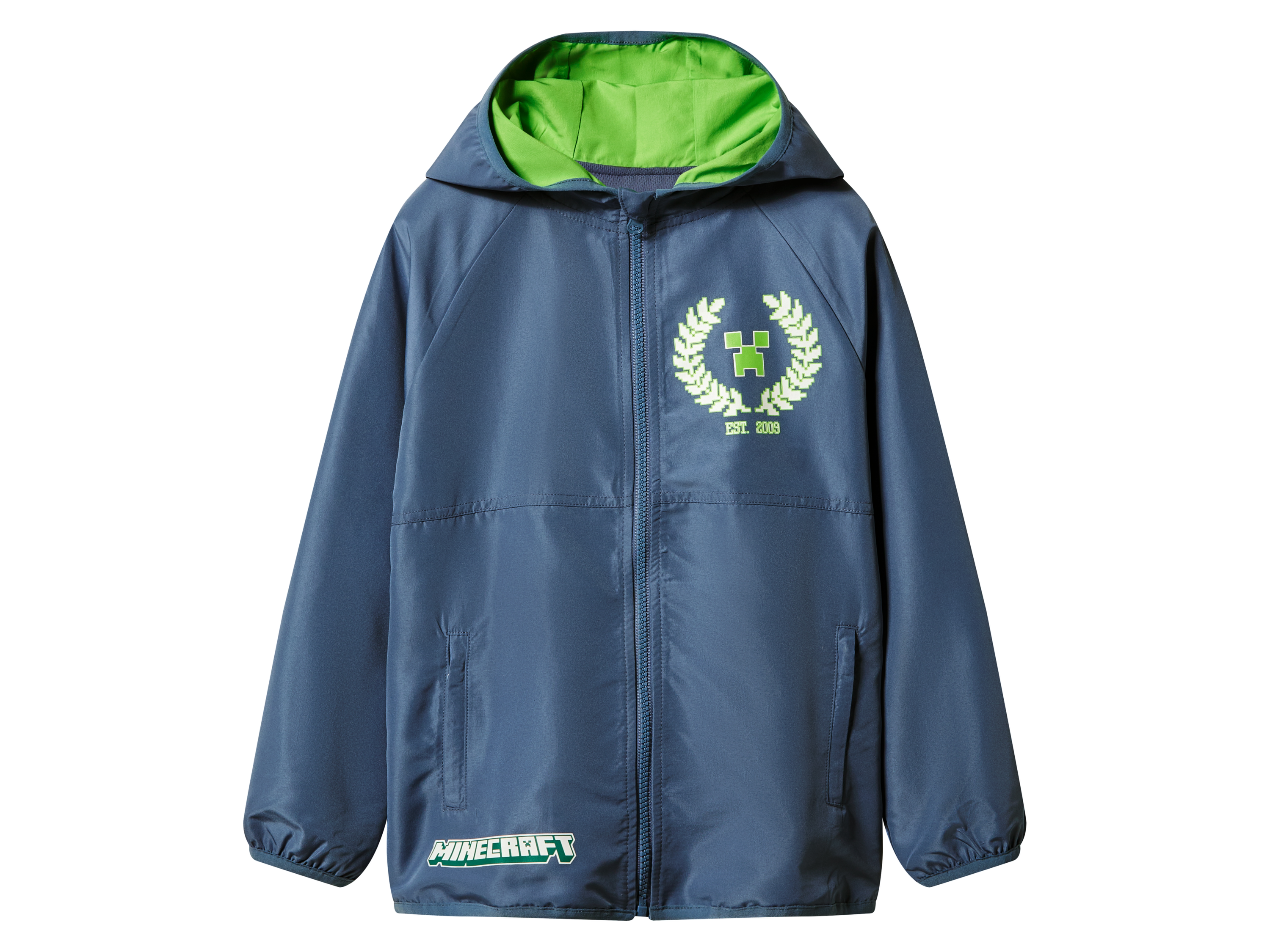 Minecraft Kleinkinder Kinder Windbreaker (Blau, 122/128)''