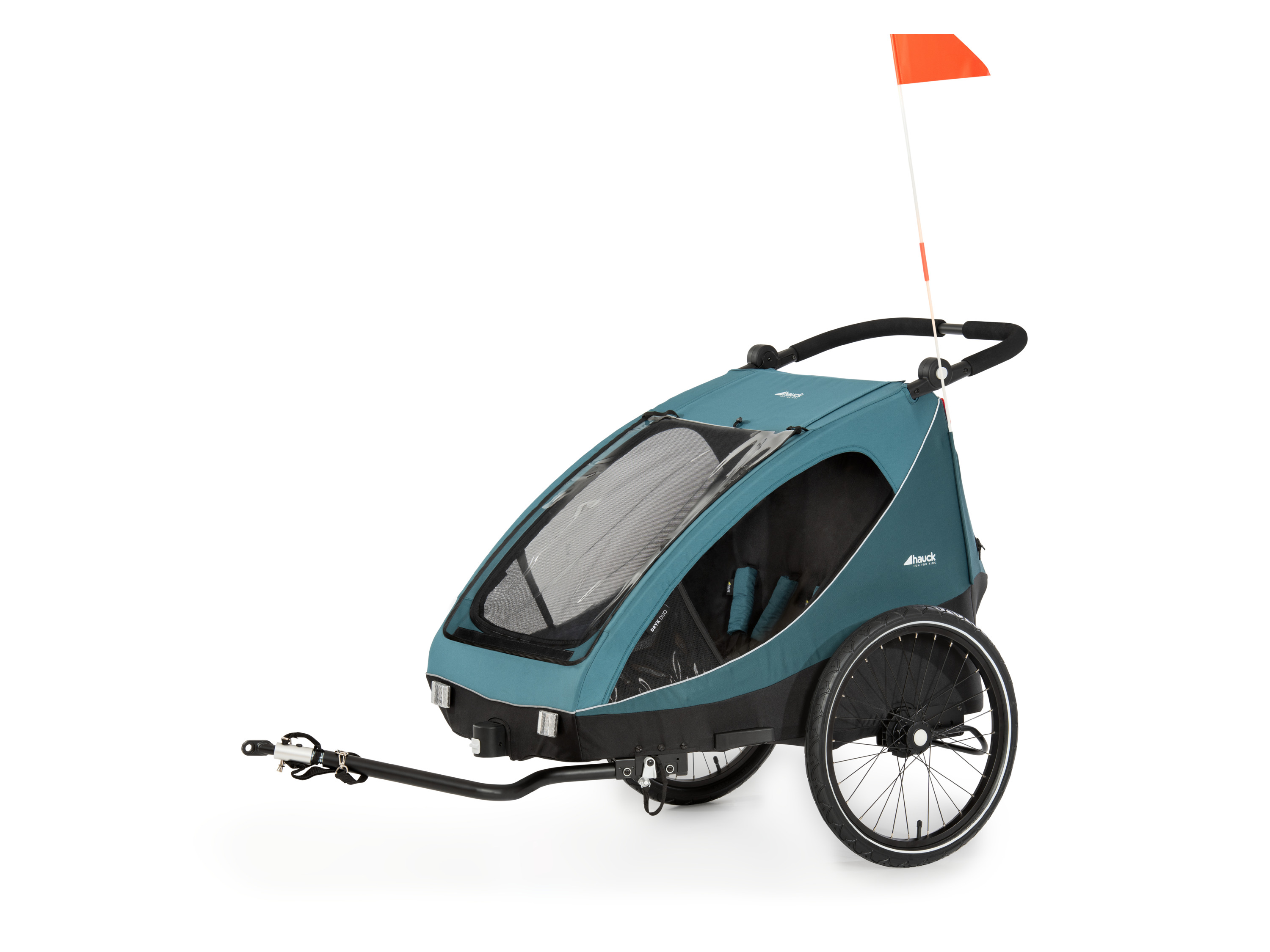 hauck 2 in 1 Fahrradanhänger (Ocean Grün)