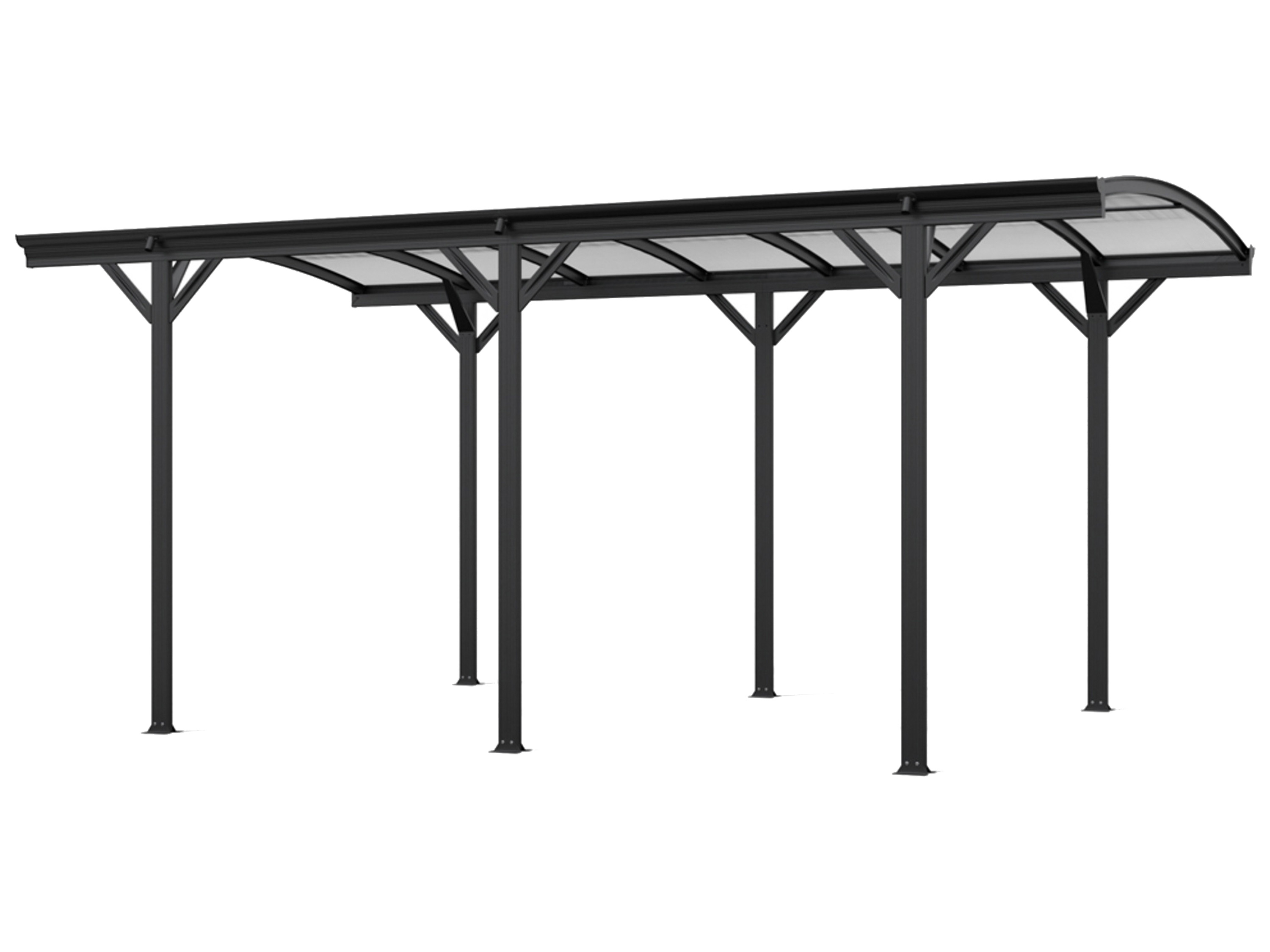 HOME DELUXE Design Carport »FALO« (505 x 303 cm, anthrazit)