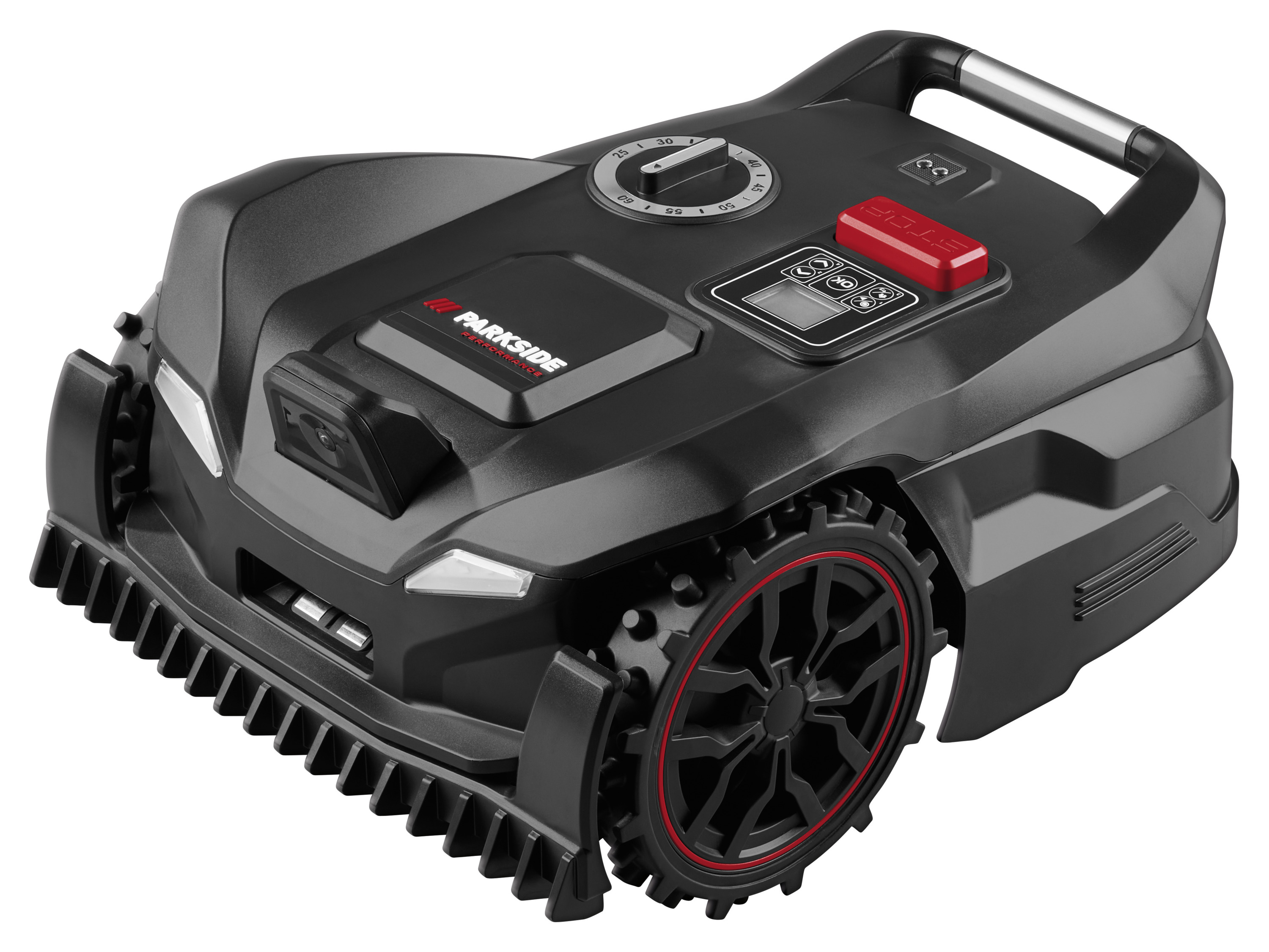 PARKSIDE PERFORMANCE® Akku-Mähroboter »PPAMR 1250 A1«, bis 1250 m² mit Akku, Ladestation und mit Kameraüberwachung ohne Begrenzungsdraht