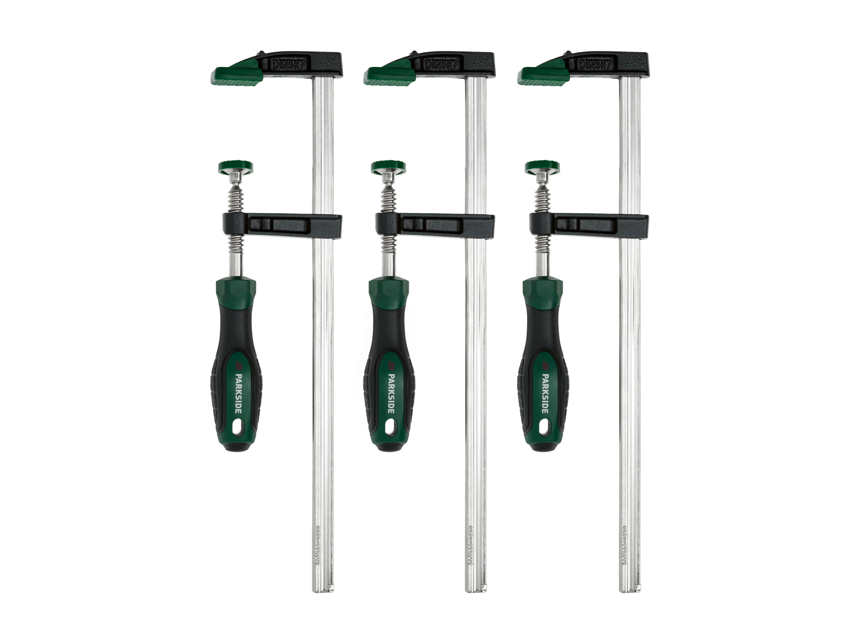 PARKSIDE® Schraubzwingen-Set (2er-, 3er-Set) Schraubzwinge (3er Set)