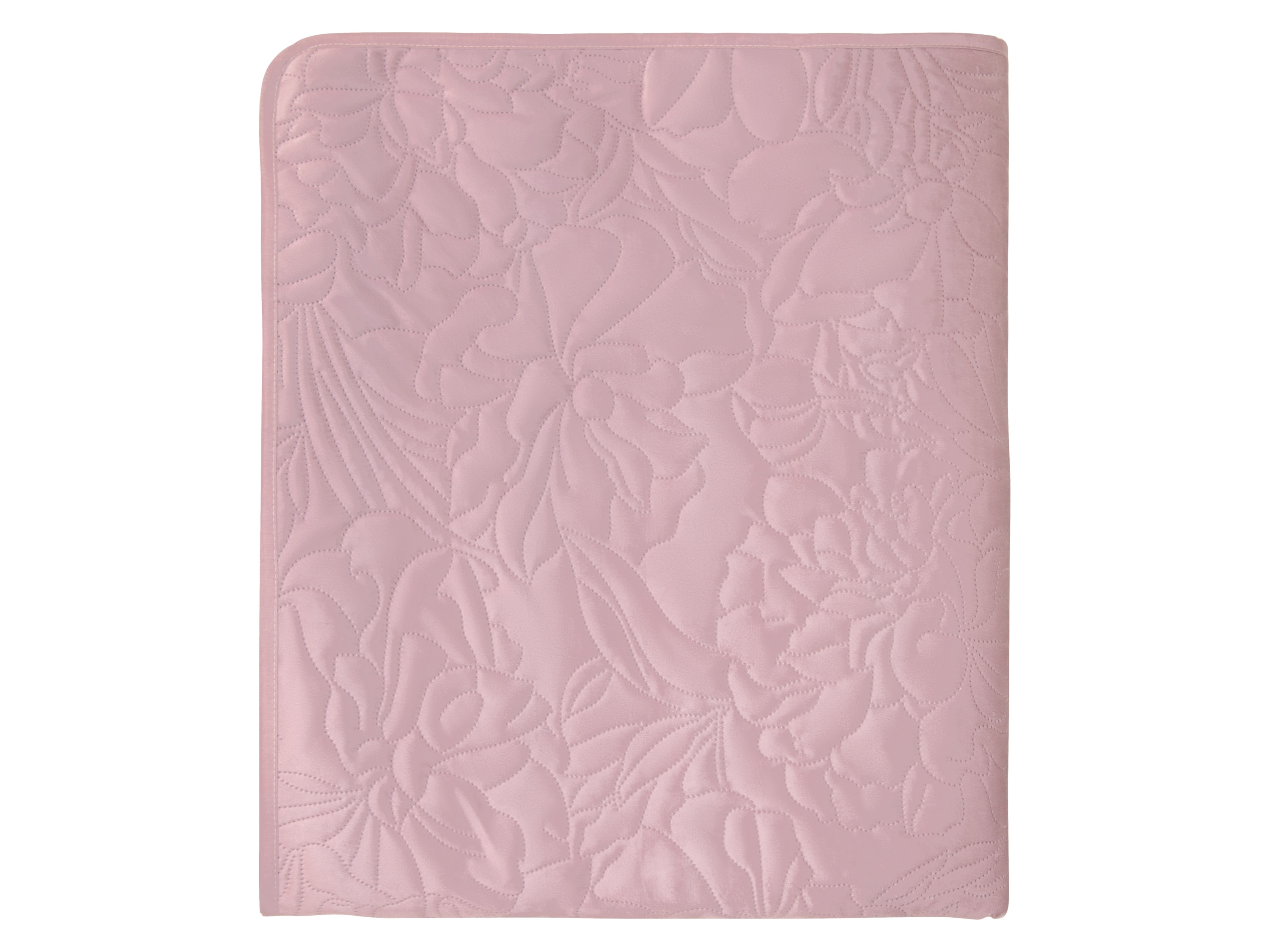 LIVARNO home Tagesdecke Samt, 200 x 220 cm (Rosa)''