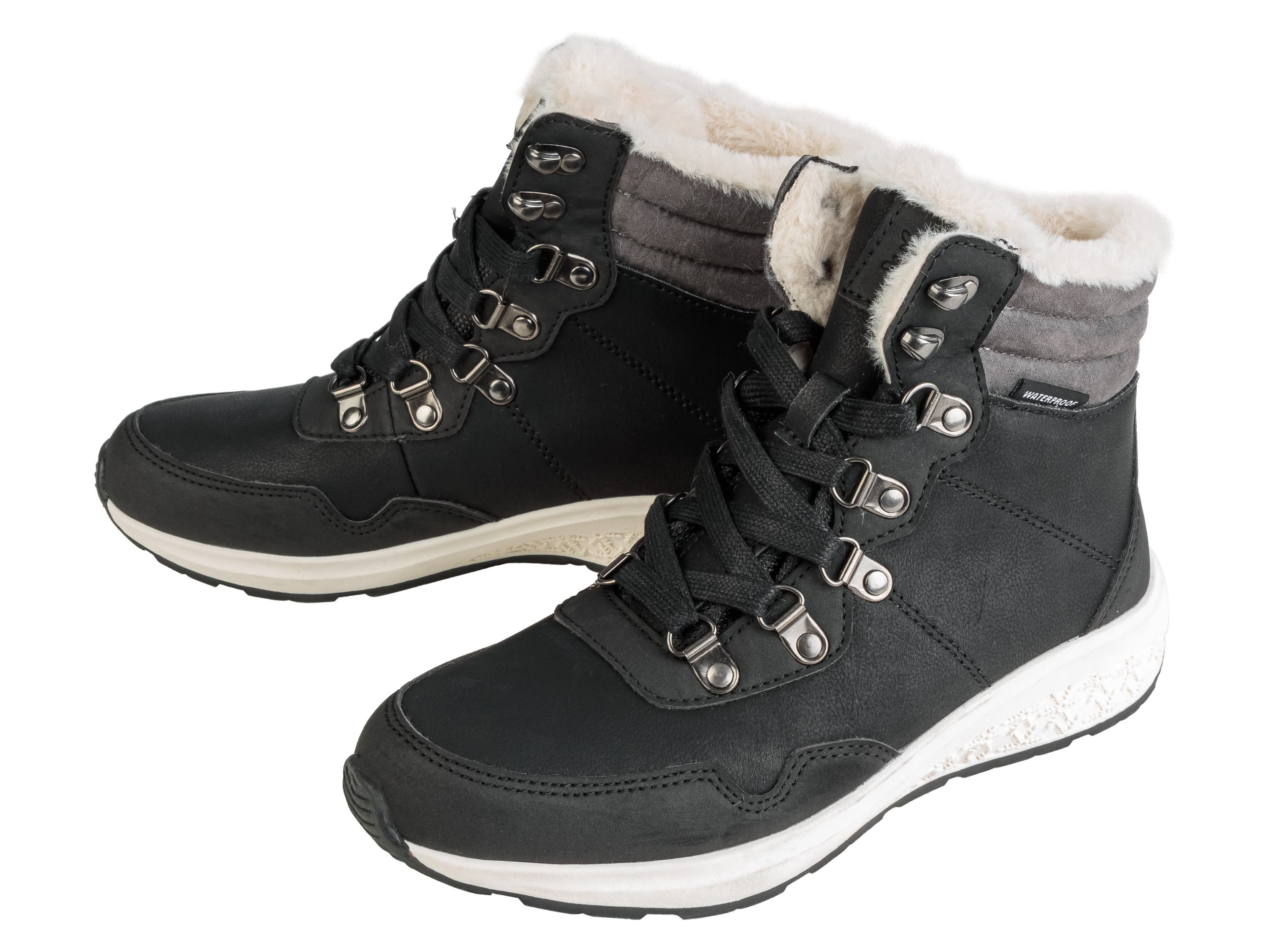esmara® Damen Winterstiefel mit Warmfutter (Schwarz, 36)''