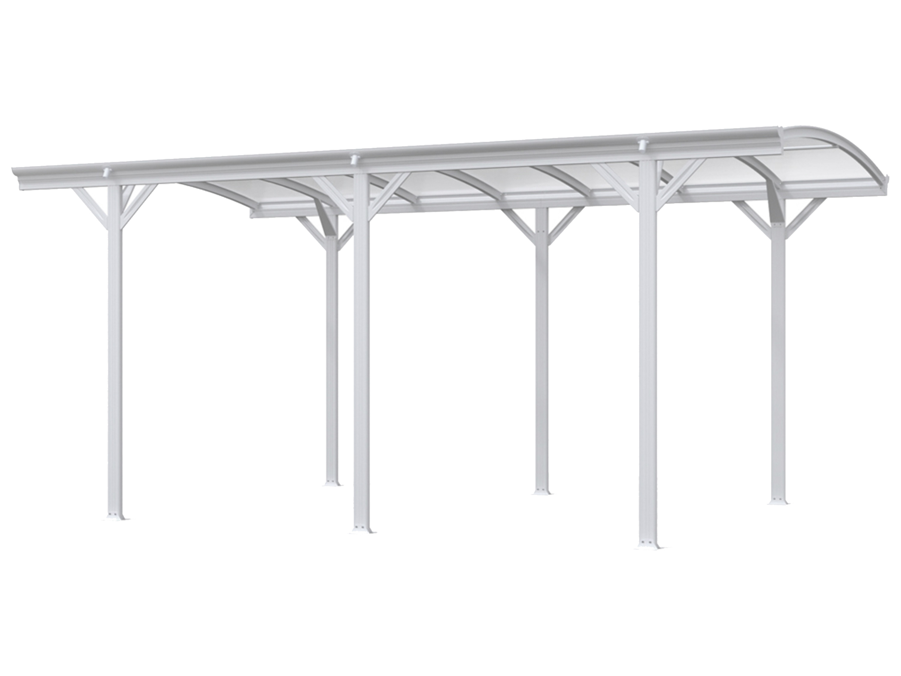 HOME DELUXE Design Carport »FALO« (505 x 303 cm, Weiß)''
