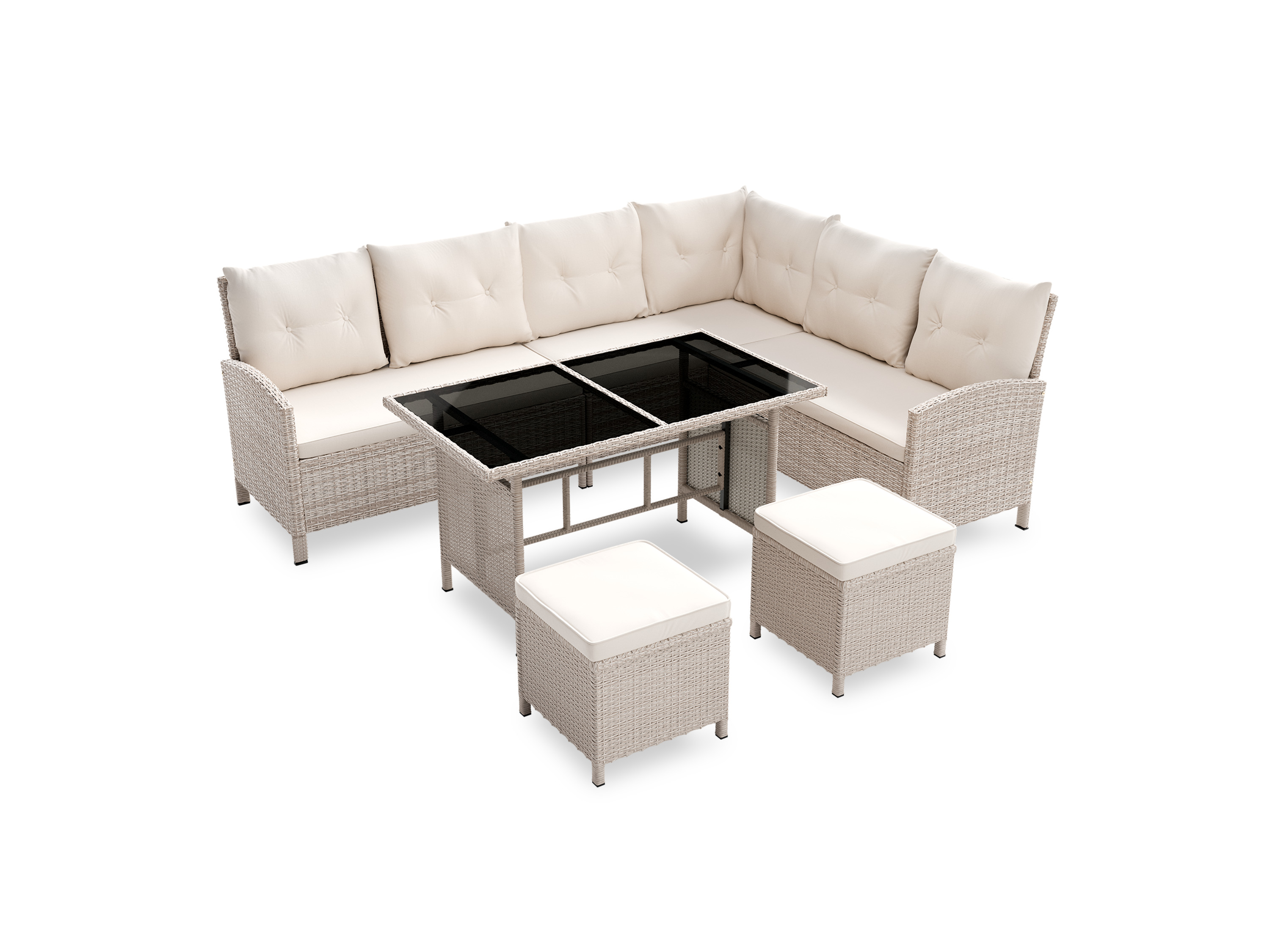 JUSKYS Gartenlounge Manacor (Sand)