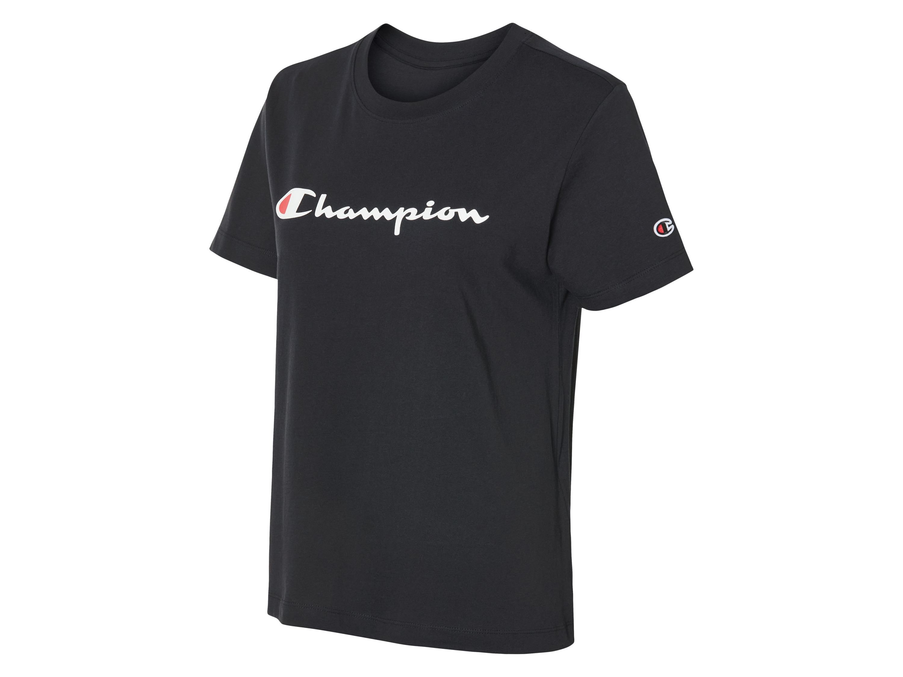 Champion Damen T-Shirt (Schwarz, XS)''