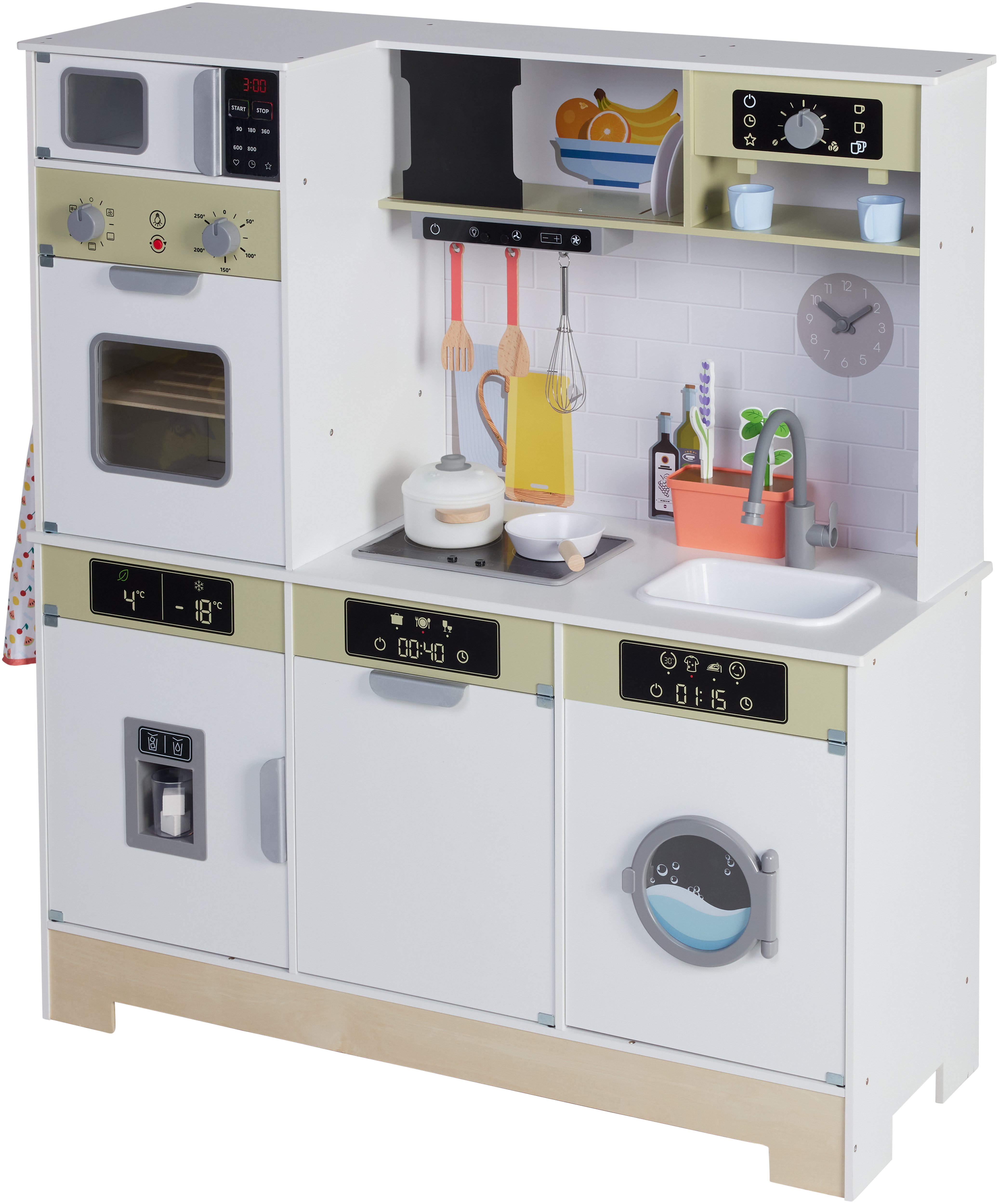 lupilu® Deluxe-Holz-Küche