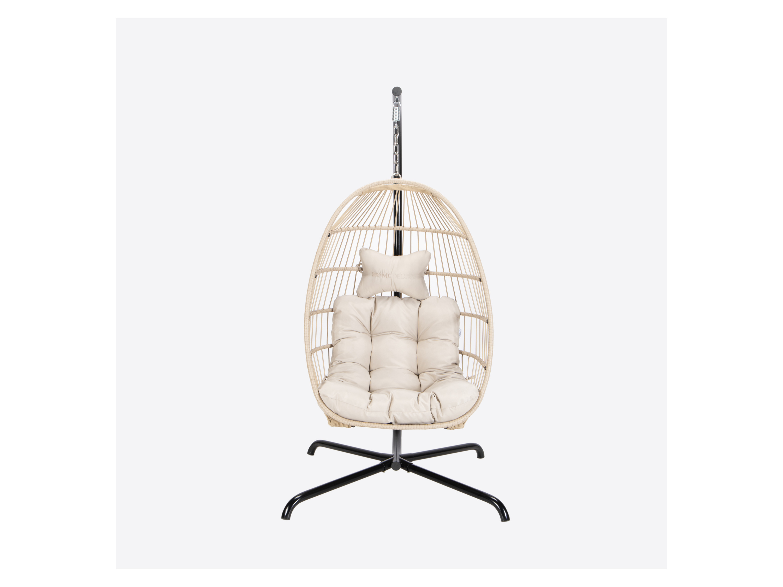 HOME DELUXE Hängesessel LOMA (1-Sitzer, Beige)
