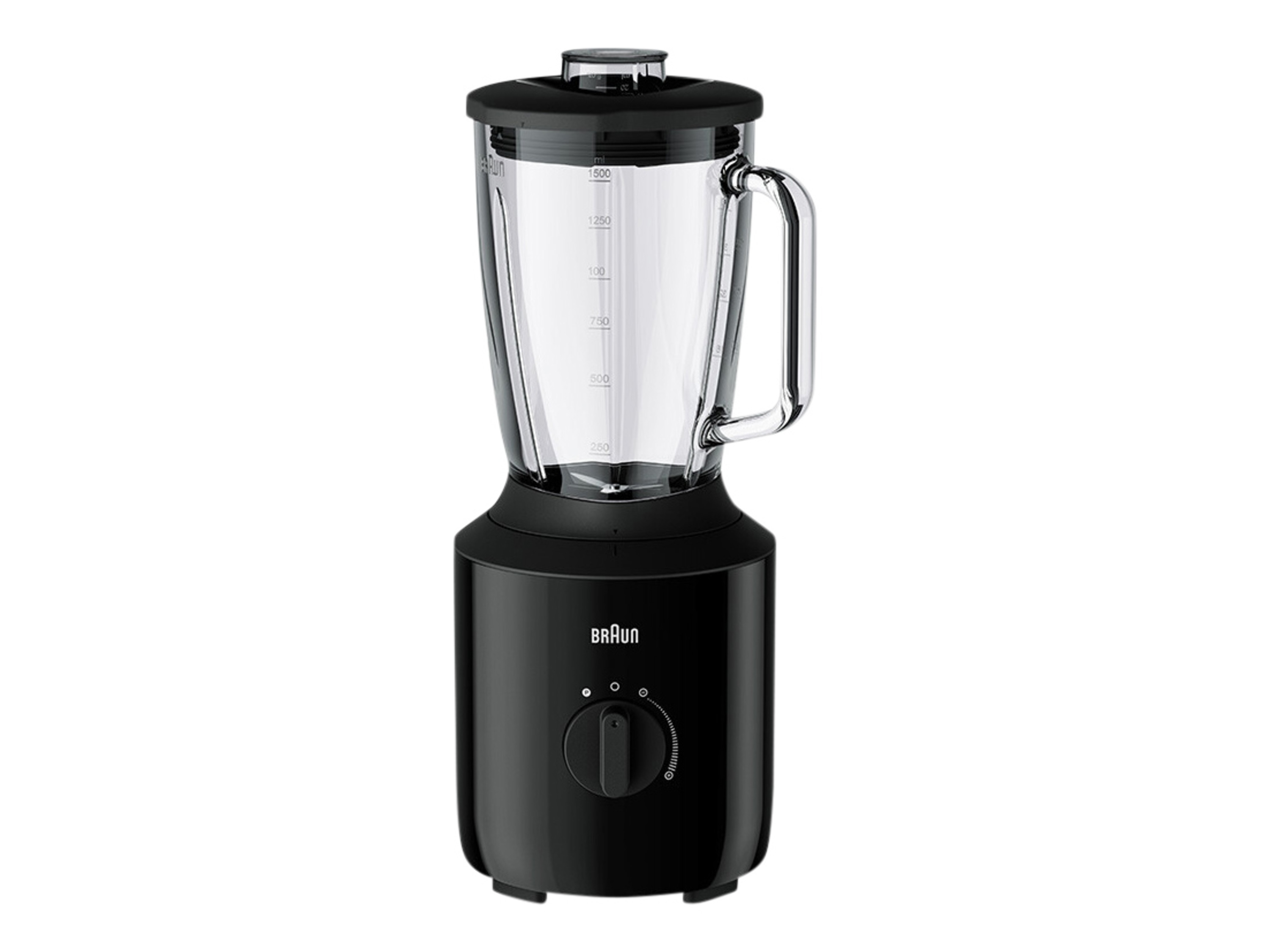 BRAUN Standmixer schwarz JB3150BK, 1,5L Glassgefäß 800W