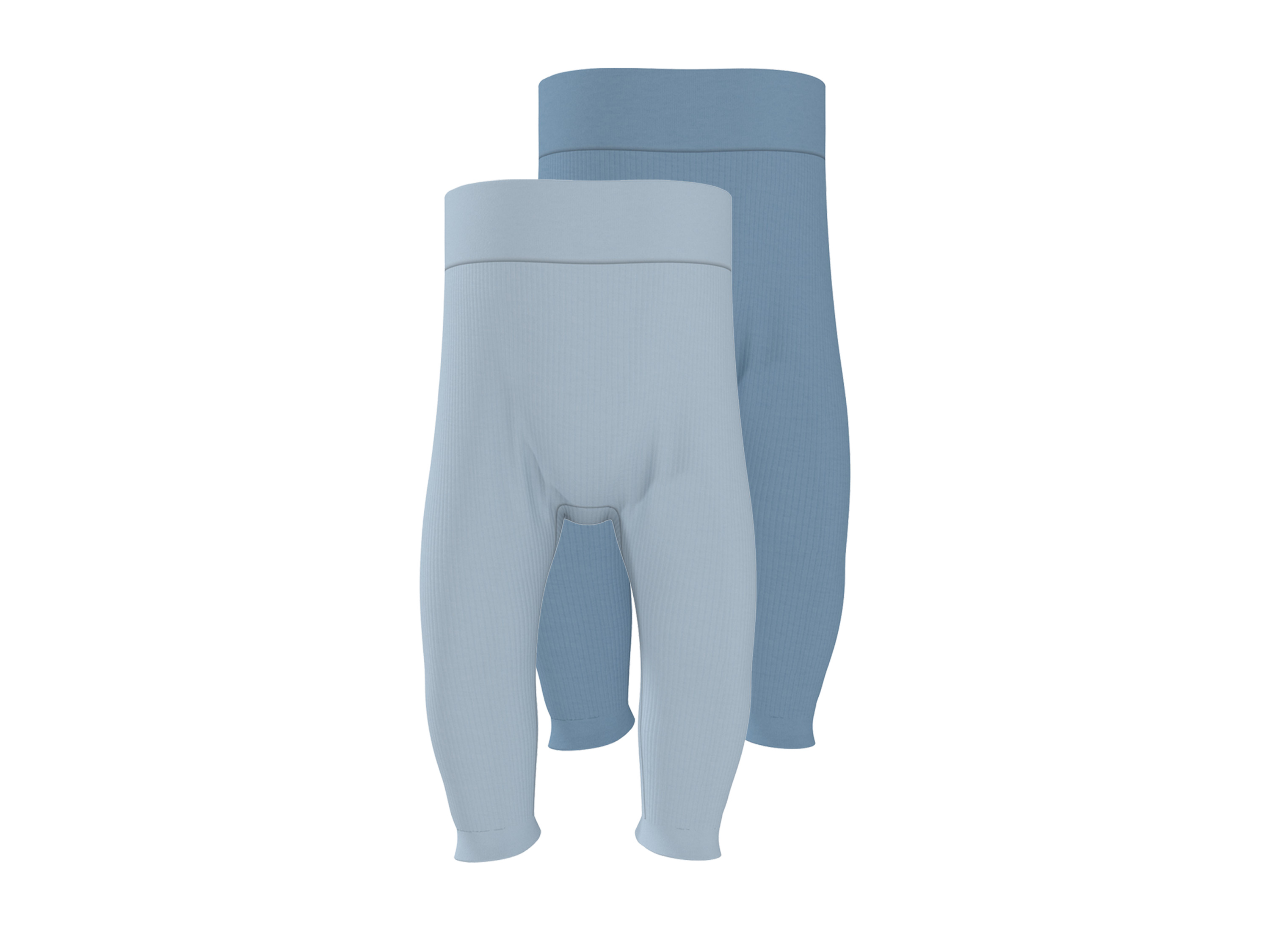LUPILU® Baby Jogginghosen, 2 Stück (Blau, 86/92)