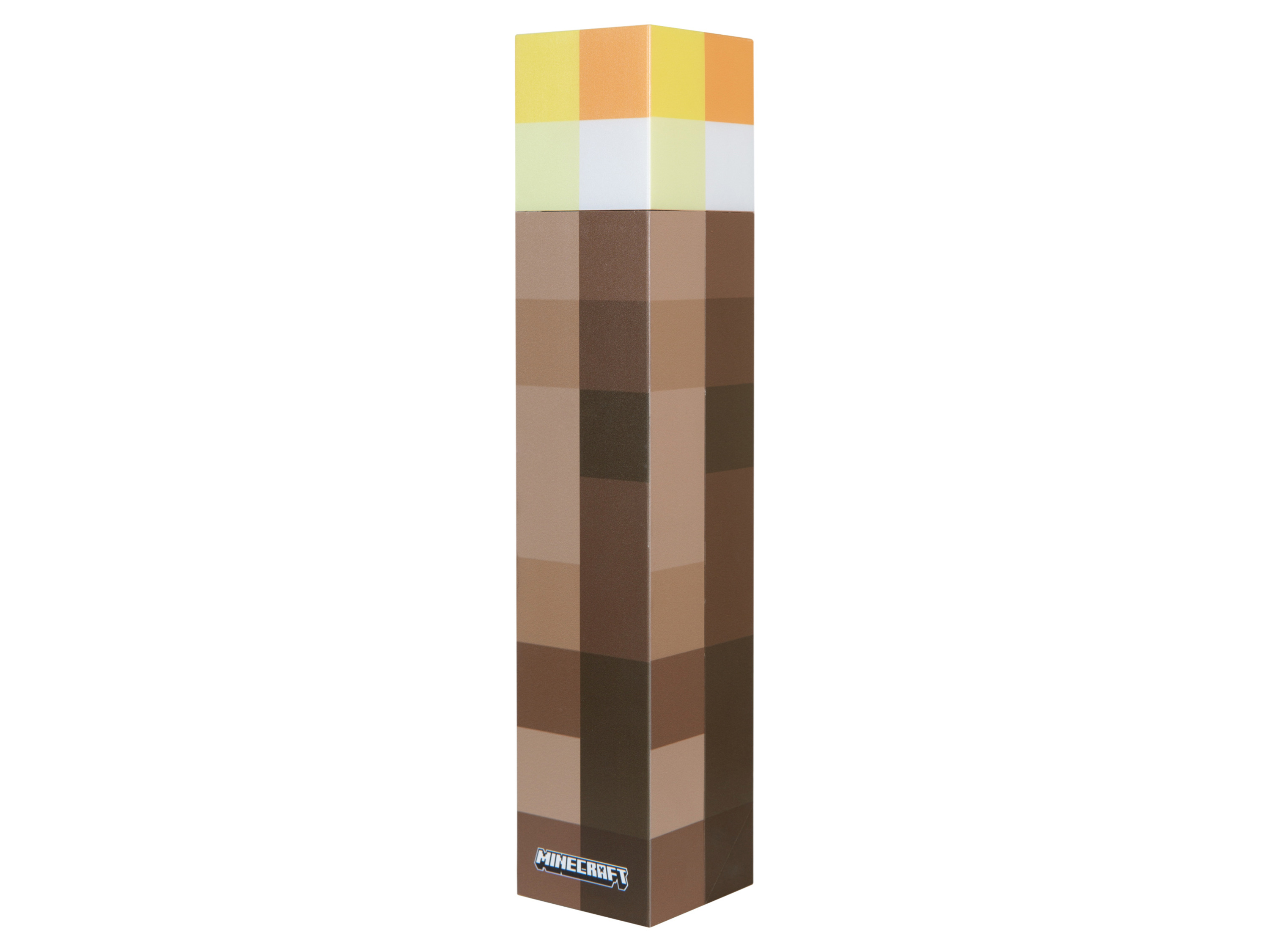 Minecraft LED Tischlampe / Fackel, mit Wandhalterung''