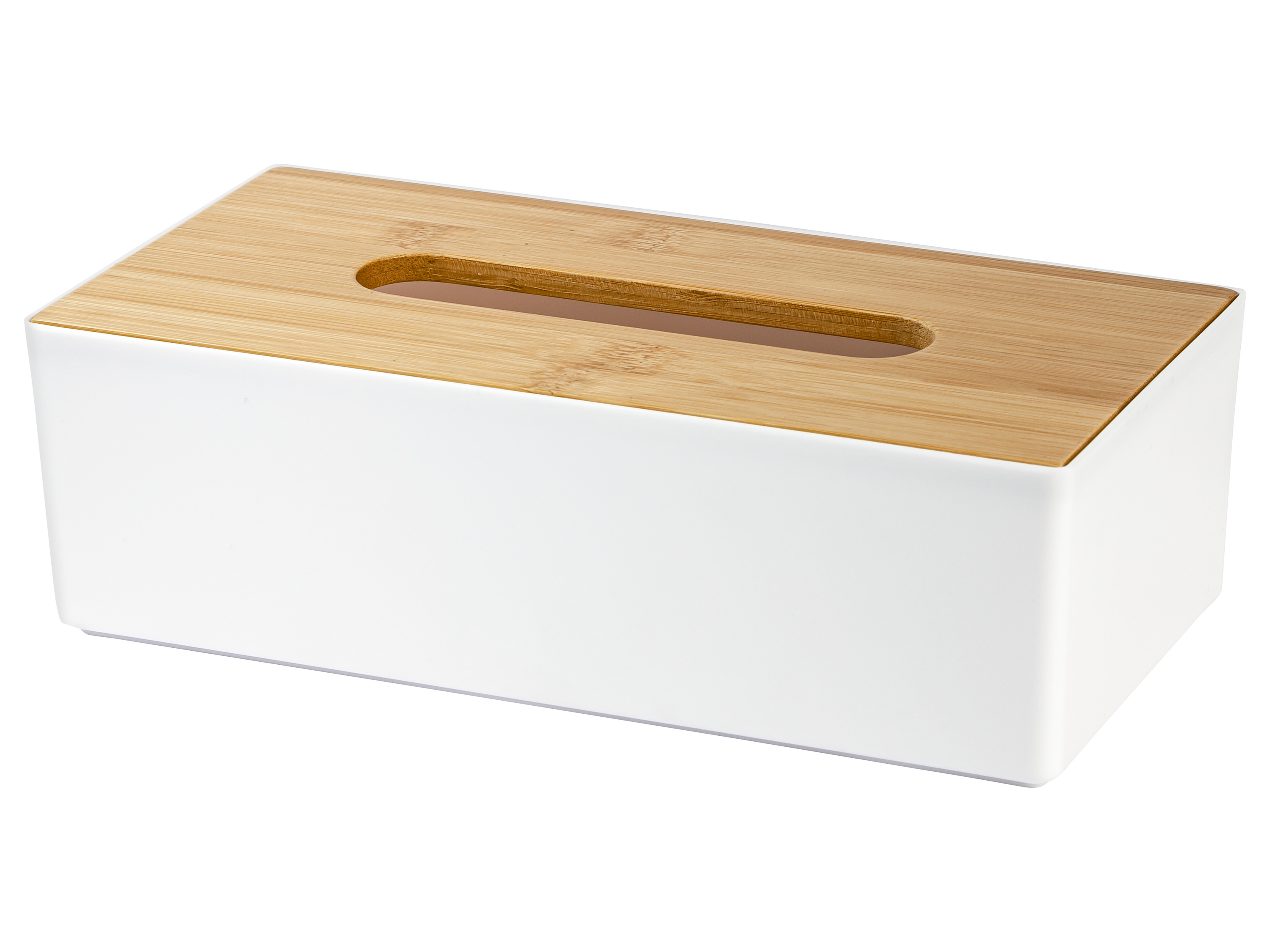 LIVARNO® WC-Bürste / Kosmetiktücherbox / Aufbewahrungsbox Bambus (Kosmetik-Taschentuchbox)