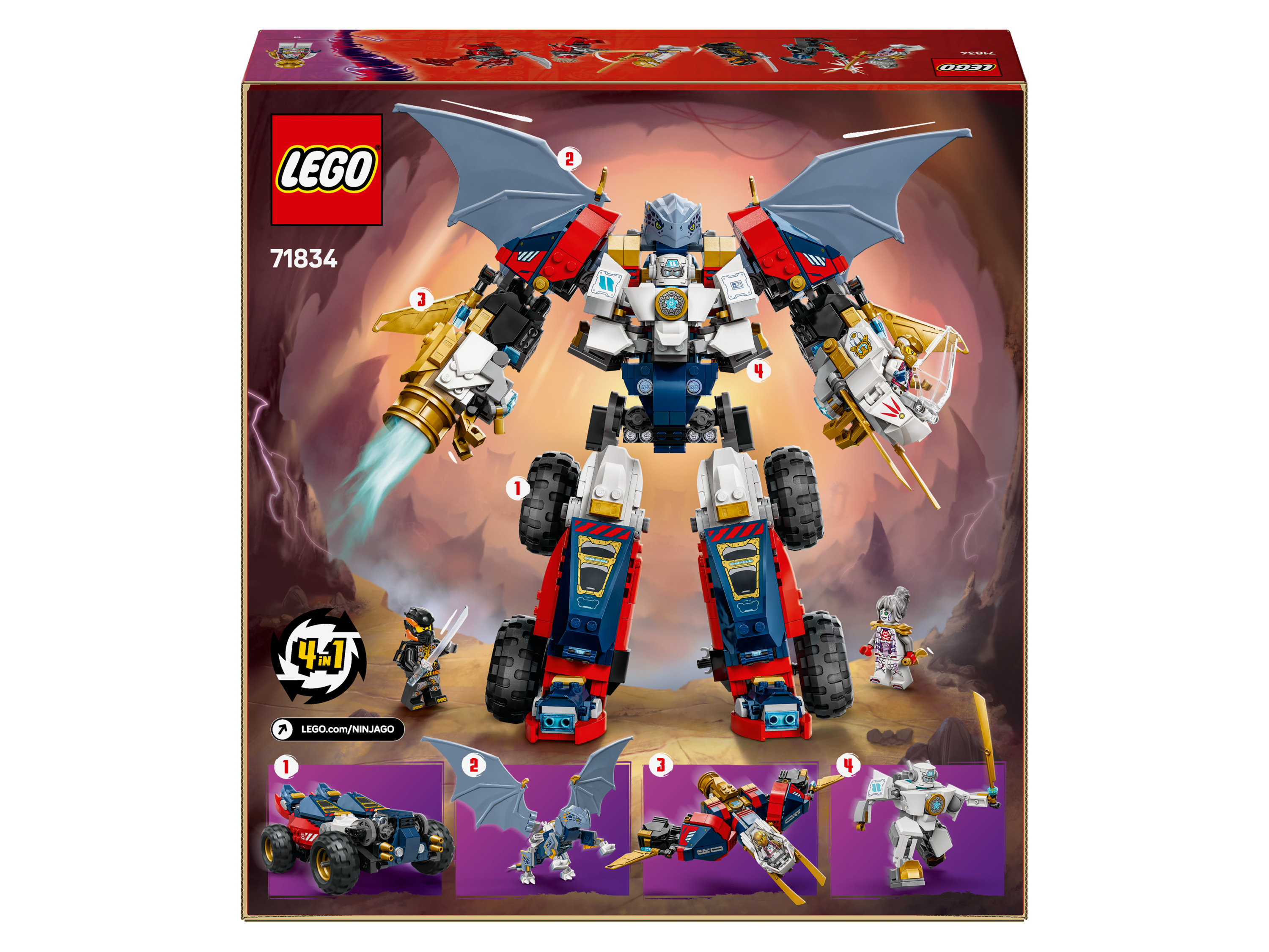 LEGO® NINJAGO 71834 Zane's Ultra Combiner Mech''