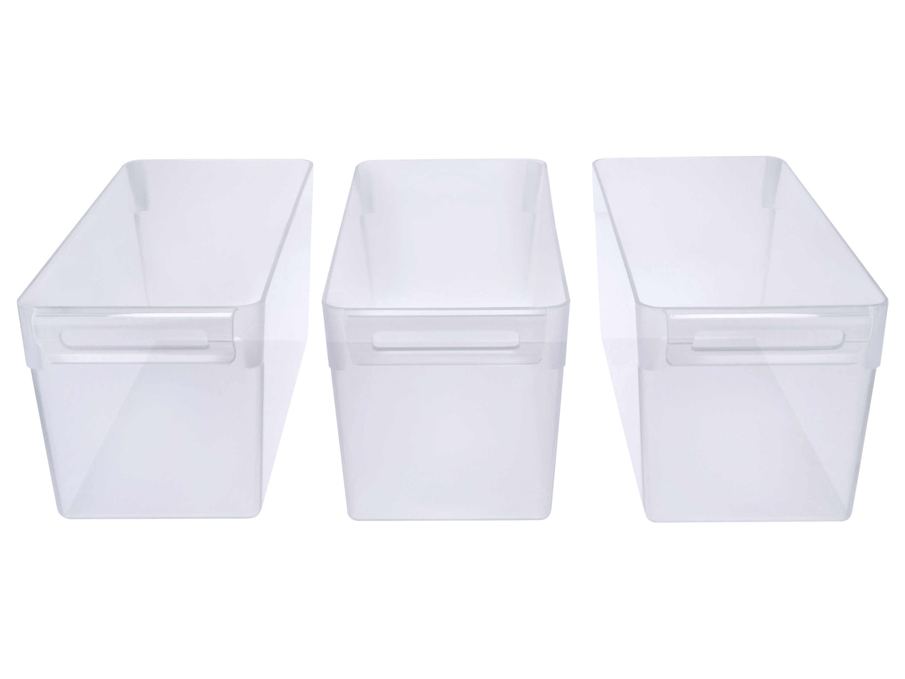 SILVERCREST® Kühlschrank-Organizer ohne Deckel, 3er Set, 5 L