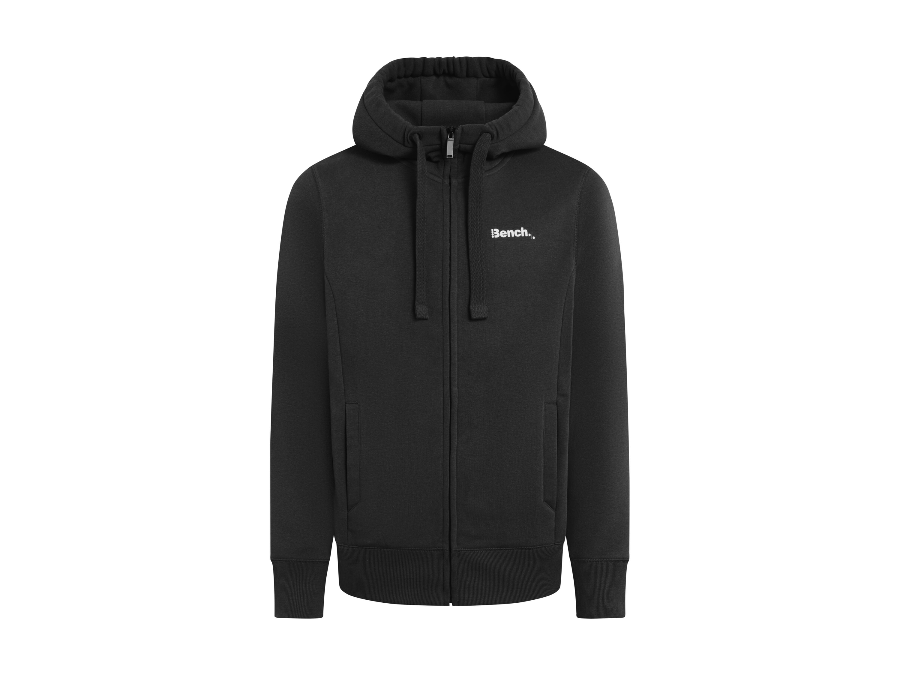 BENCH Herren Sweathoodie/Sweatjacke (schwarz (Sweatjacke), M)