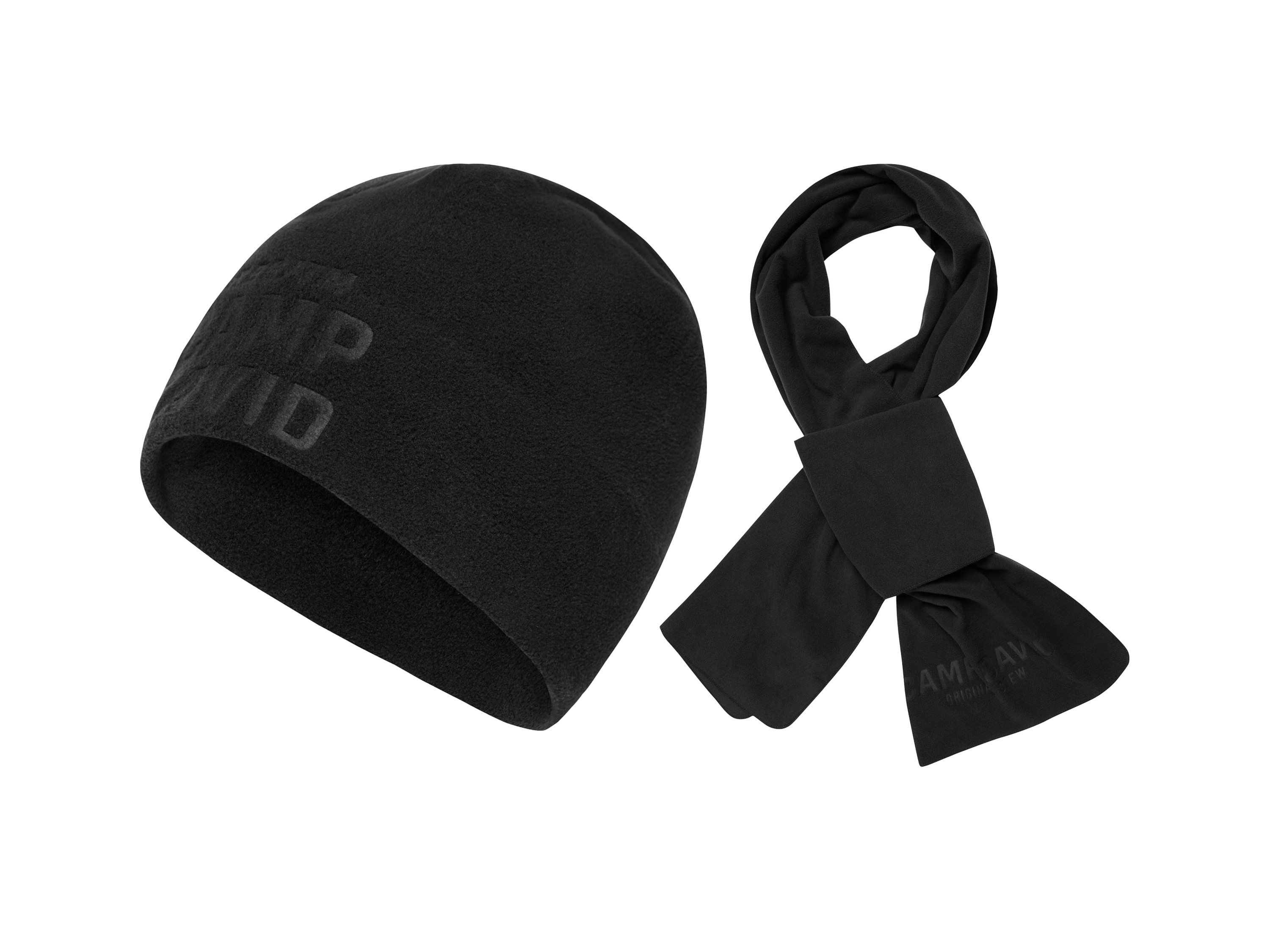 CAMP DAVID Herren/Damen Mütze / Schal (Schwarz)