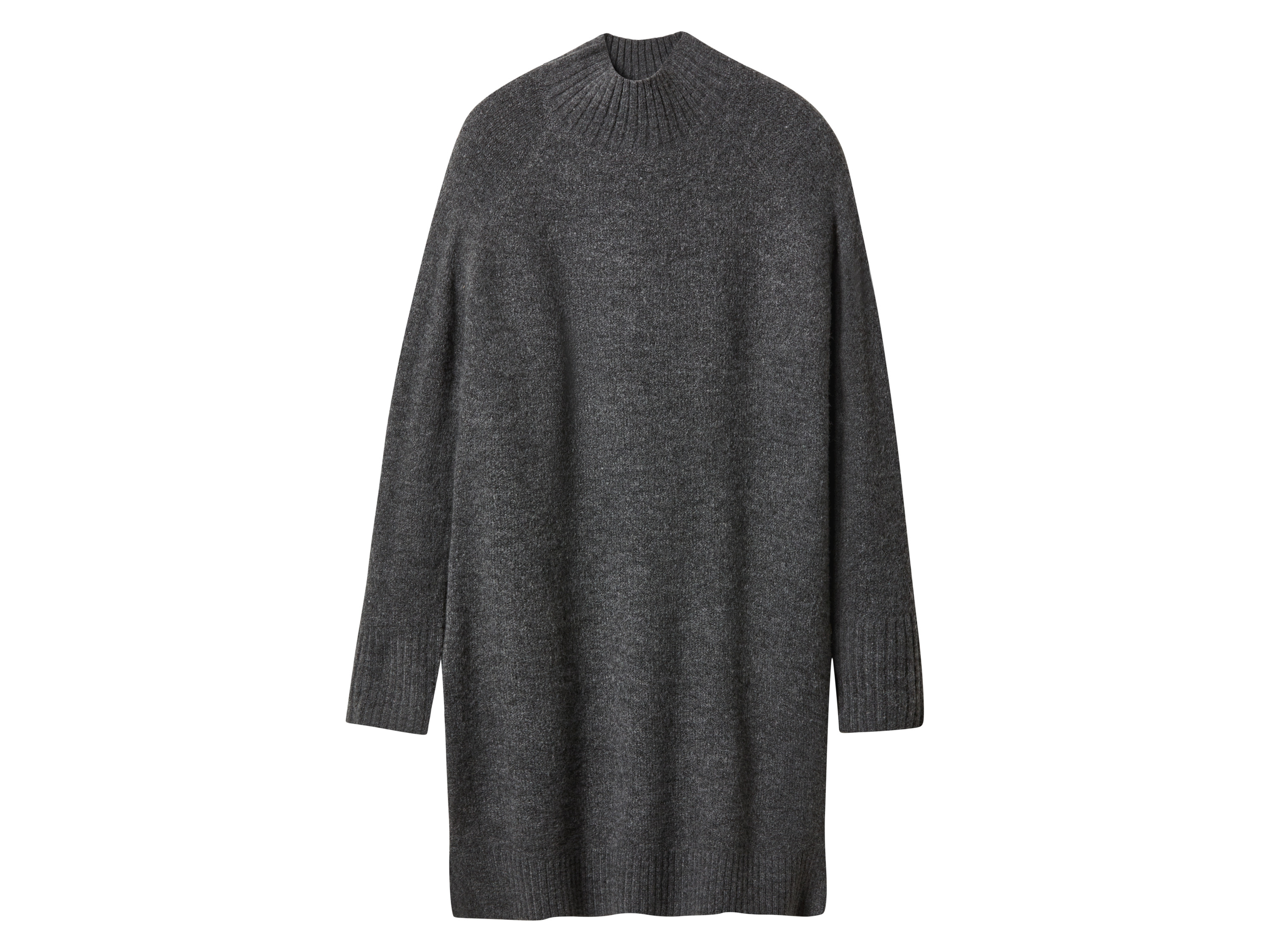 ESMARA® Damen Strickkleid (Grau, L(44/46))