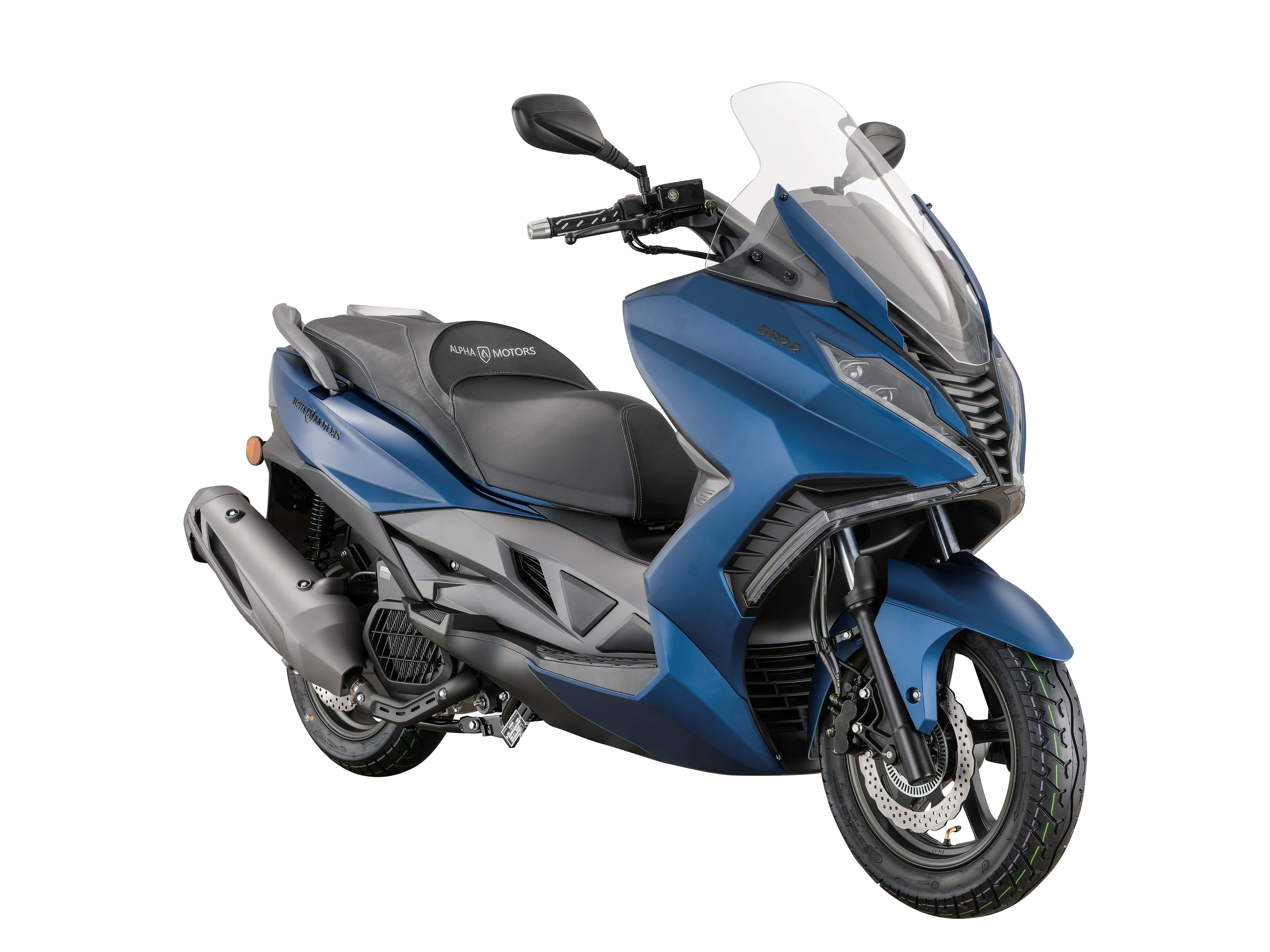Alpha Motors Motorroller Sport Cruiser 22 125 ccm 95 km/h EURO 5 (Blau)''