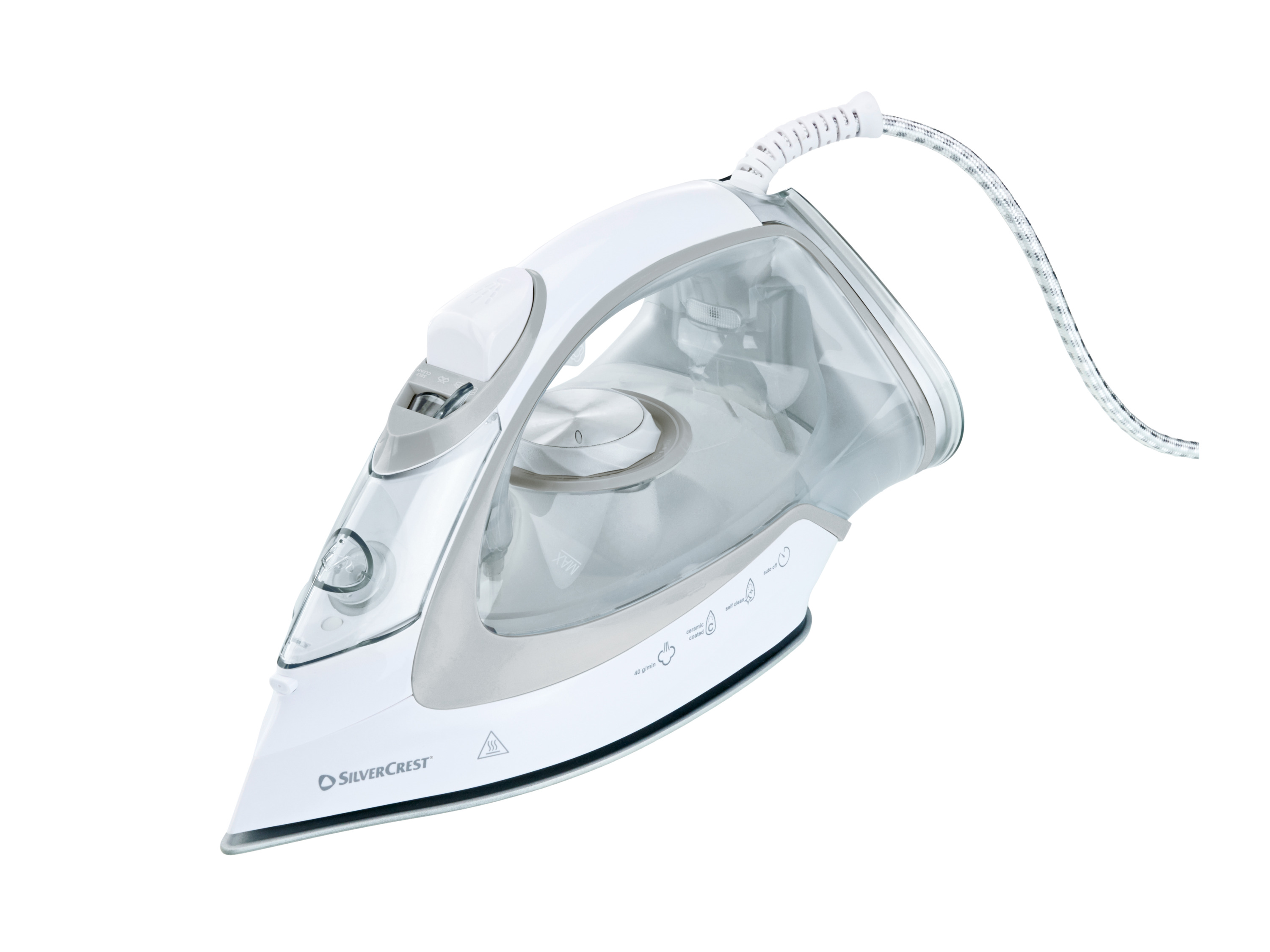 SILVERCREST® Premium-Dampfbügeleisen (Hellgrau)''