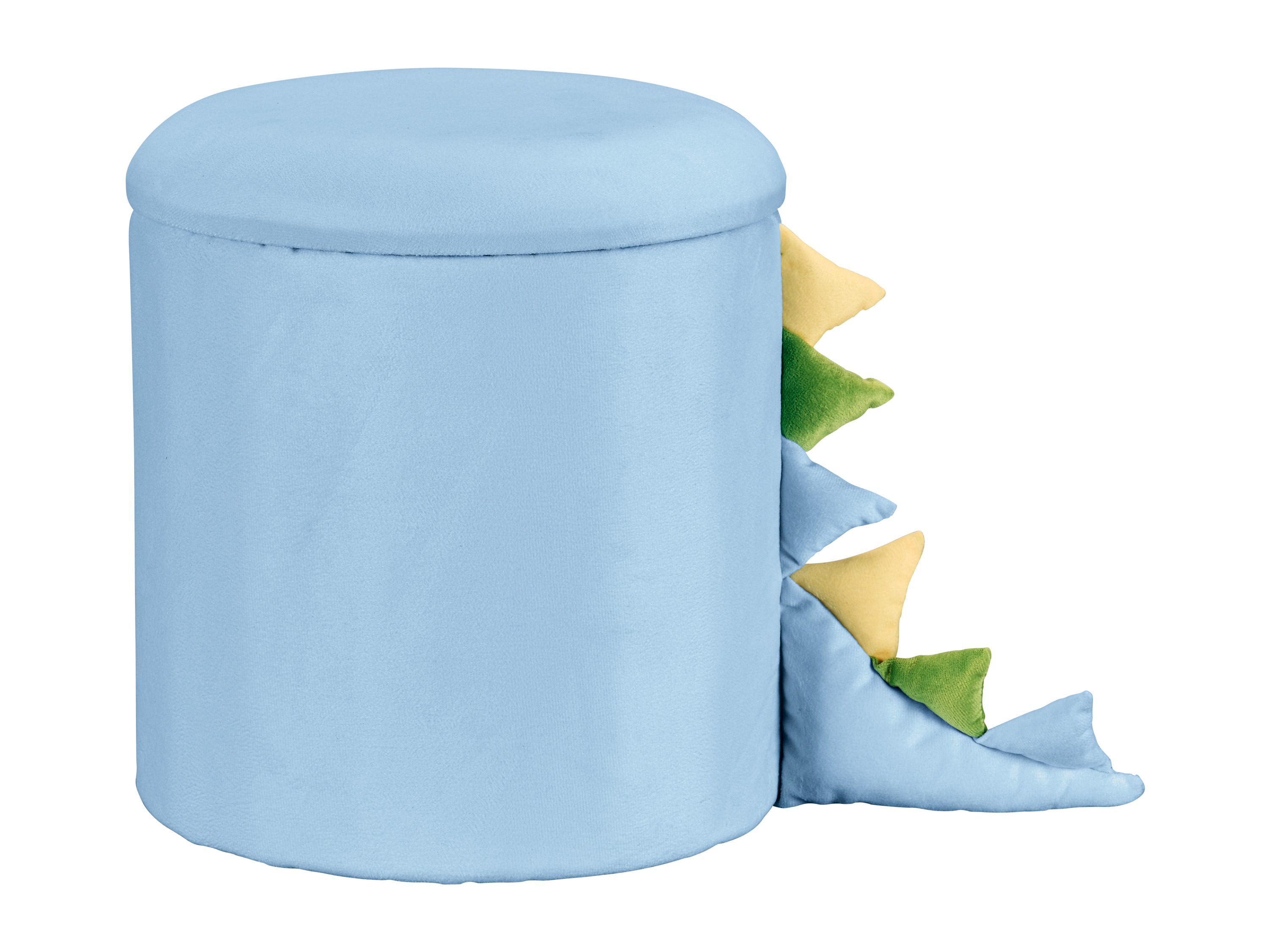 LIVARNO home Kinderhocker mit Aufbewahrung, mit Holzfüßen (Aufbewahrung - Dino)