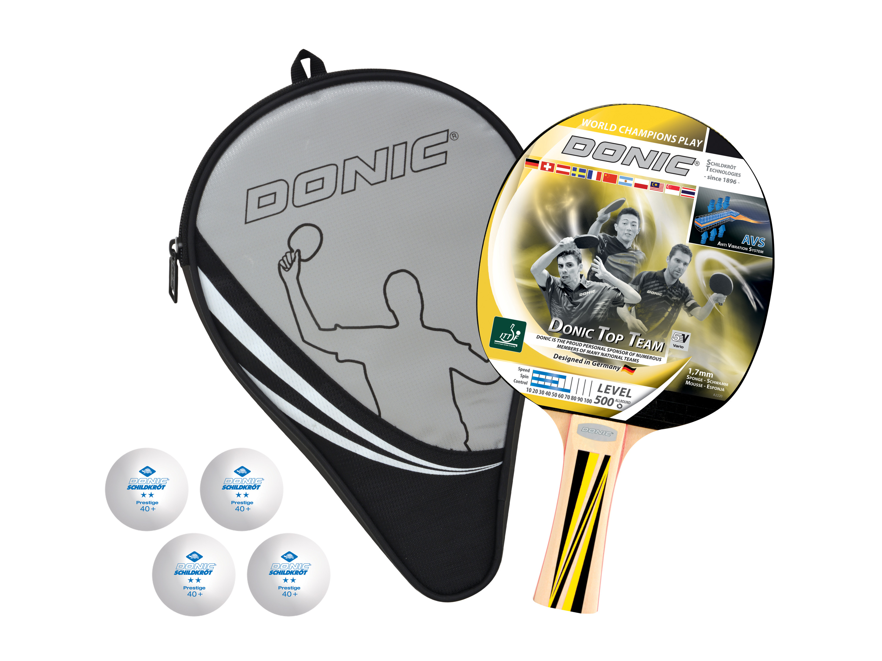 Donic-Schildkröt Tischtennis-Geschenkset Top Team 500