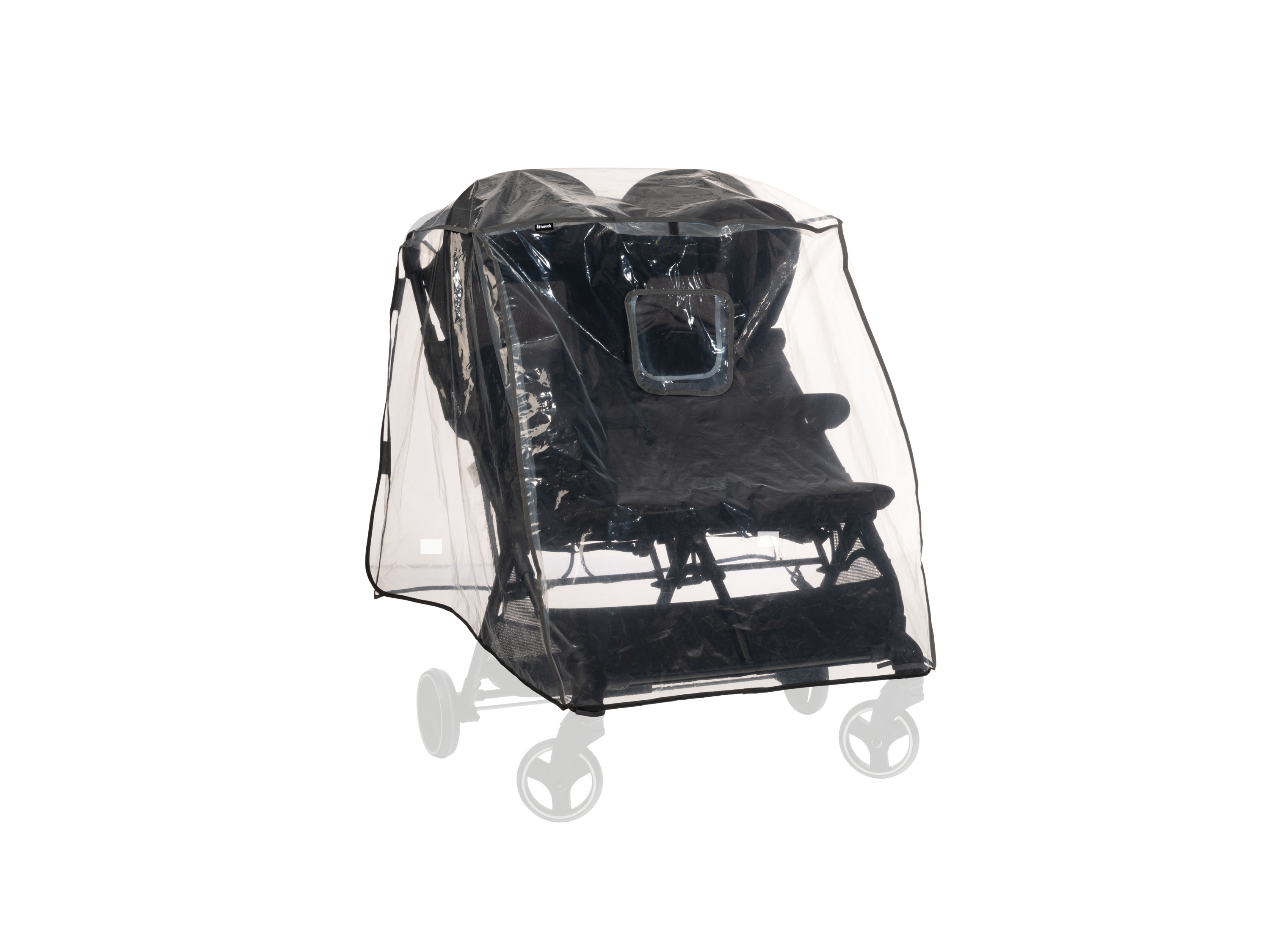 hauck Regenschutz für Buggy/ Kinderwagen (Geschwisterwagen)
