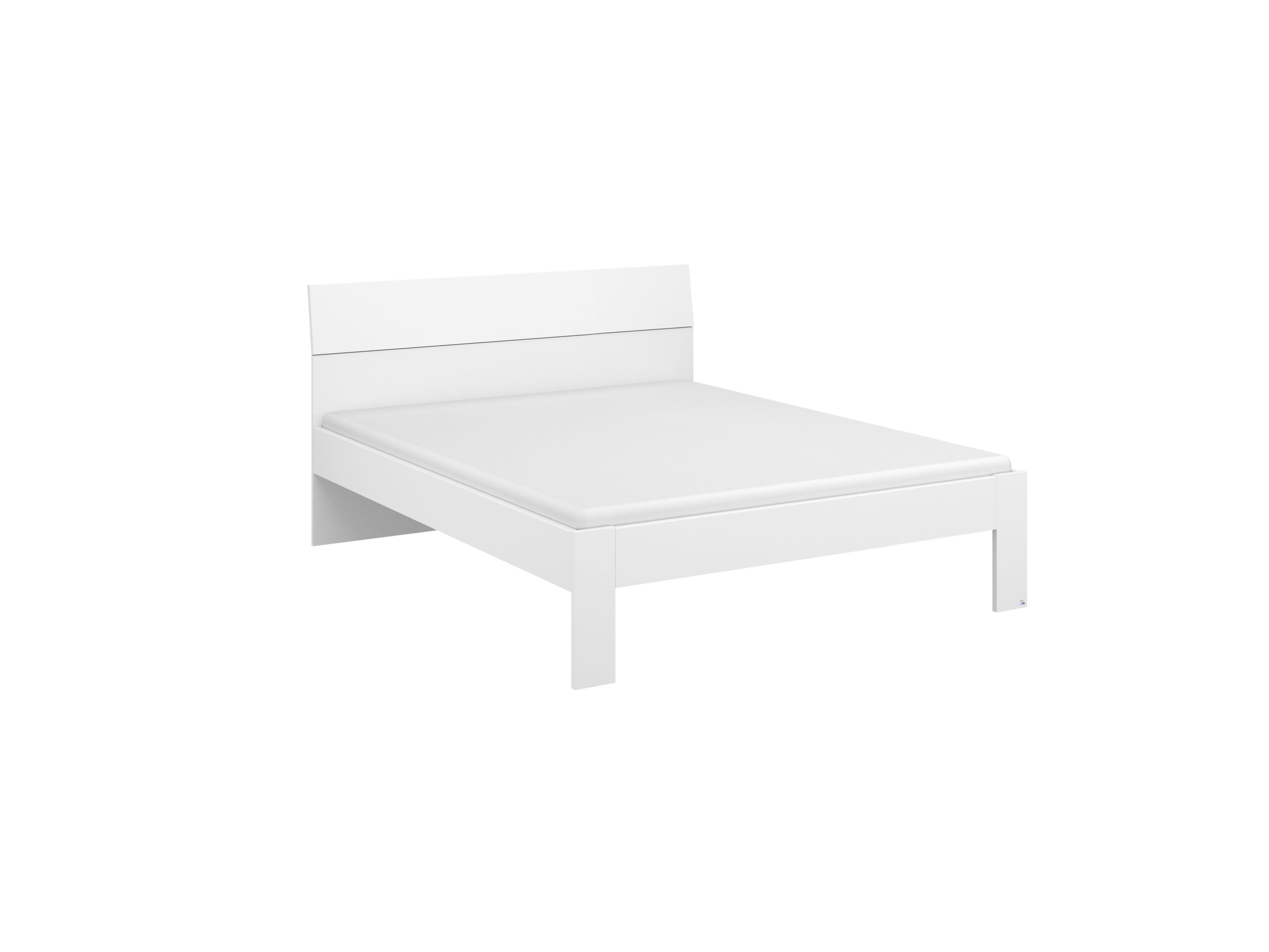 RAUCH BLUE Flexx Bett, Ergänzung Alabama (ohne Sockelschubkästen, Alpinweiß, 140 x 200 cm)''