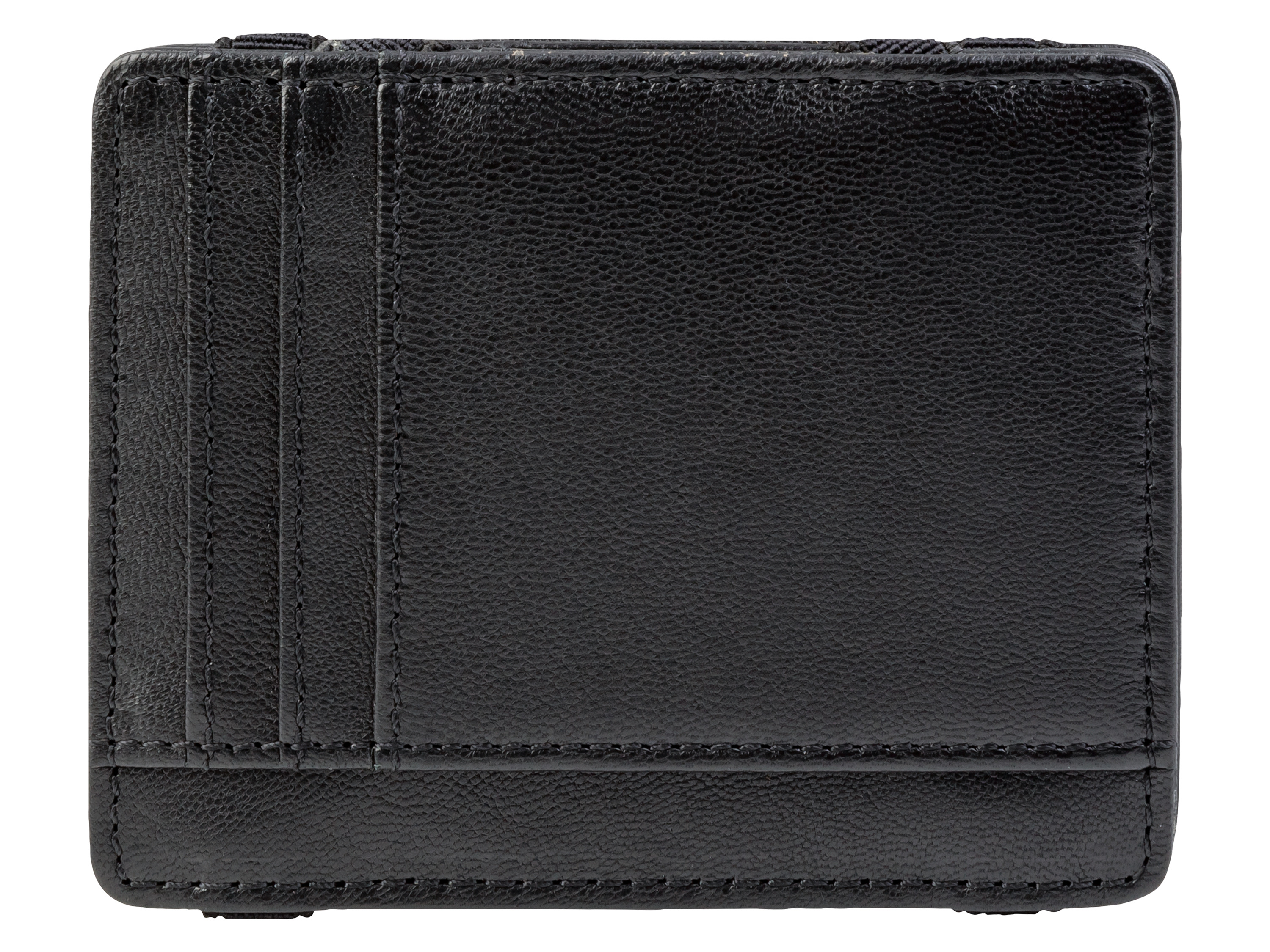 LIVERGY® Herren Geldbörse Leder (Schwarz)''