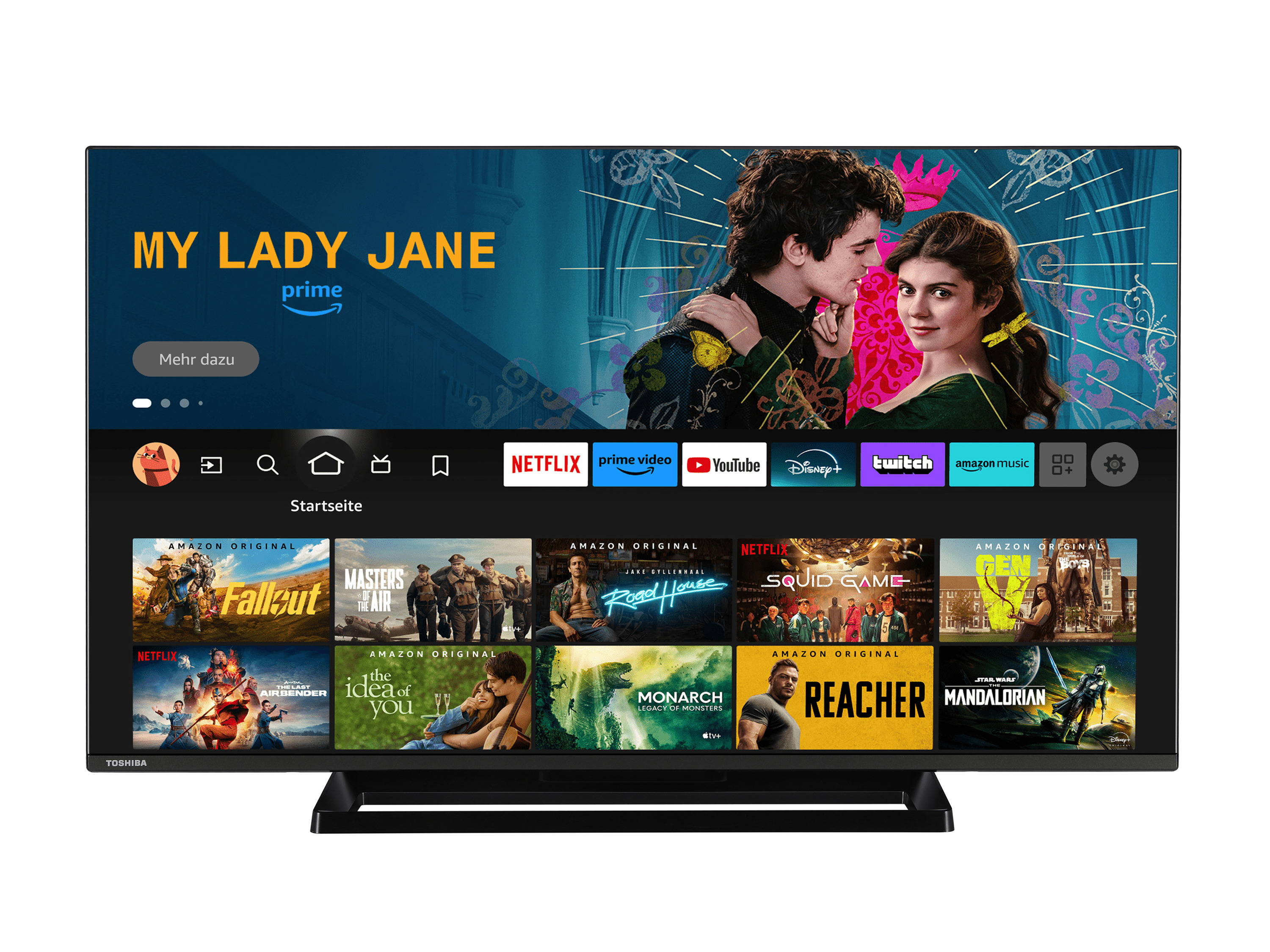 TOSHIBA Fernseher UF3F63DAZ Fire TV Smart 4K UHD (43 Zoll)''