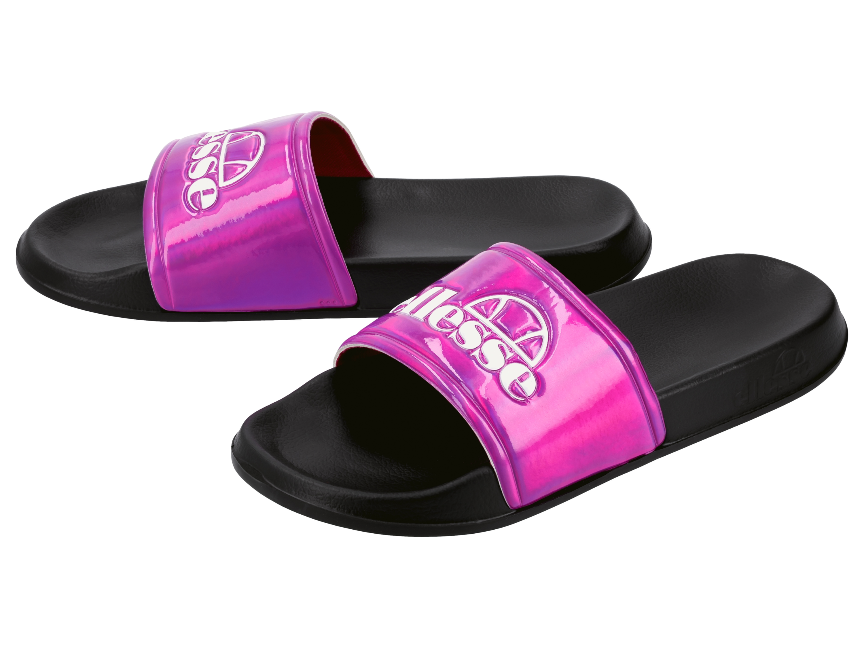 Ellesse Damen Slides (Schwarz/Pink, 36)