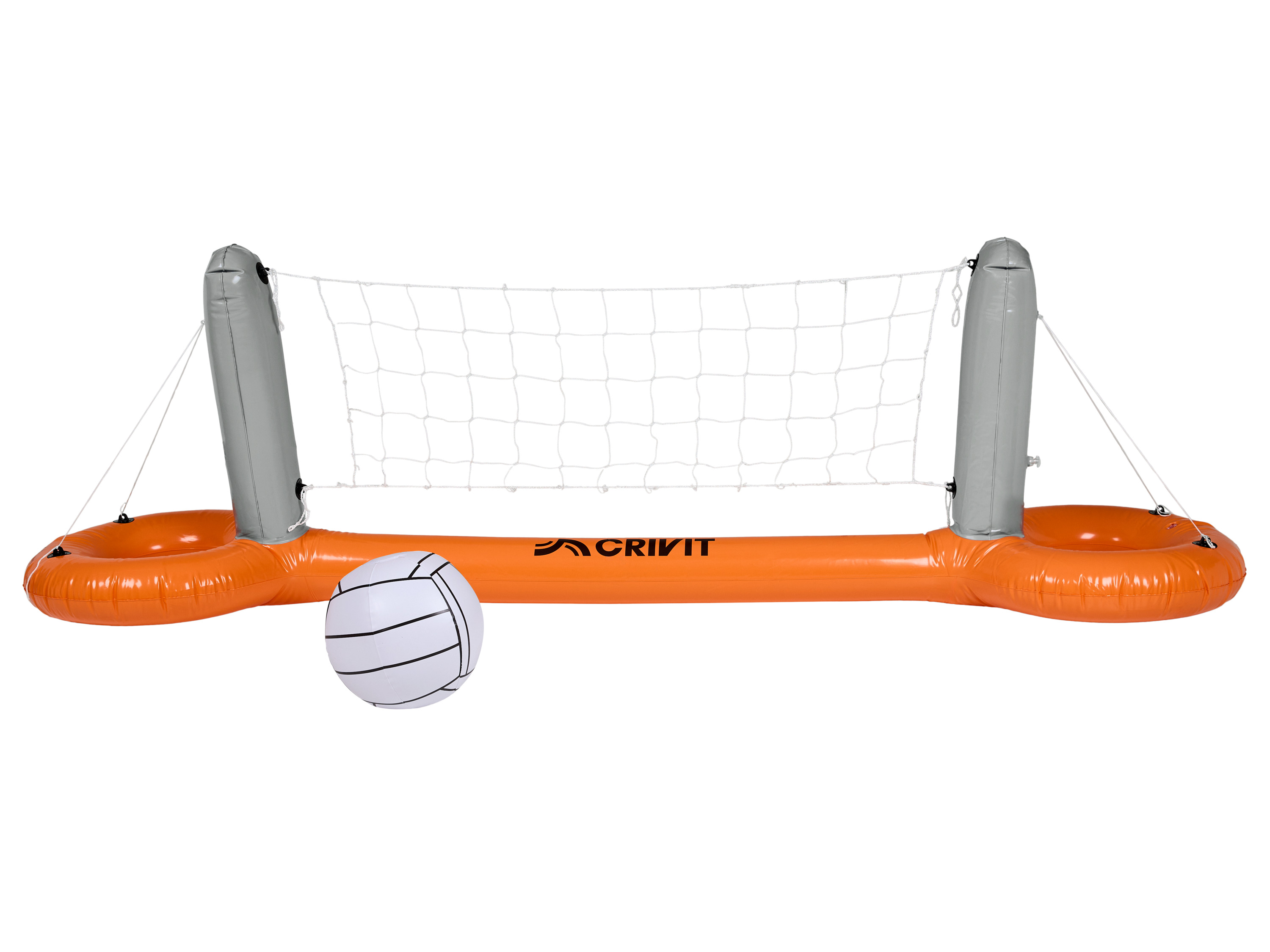 CRIVIT Aufblasbares Pool-Volleyballnetz / Aufblasbares Pool-Tor-und-Korb-Set (Pool Volleyballnetz)''