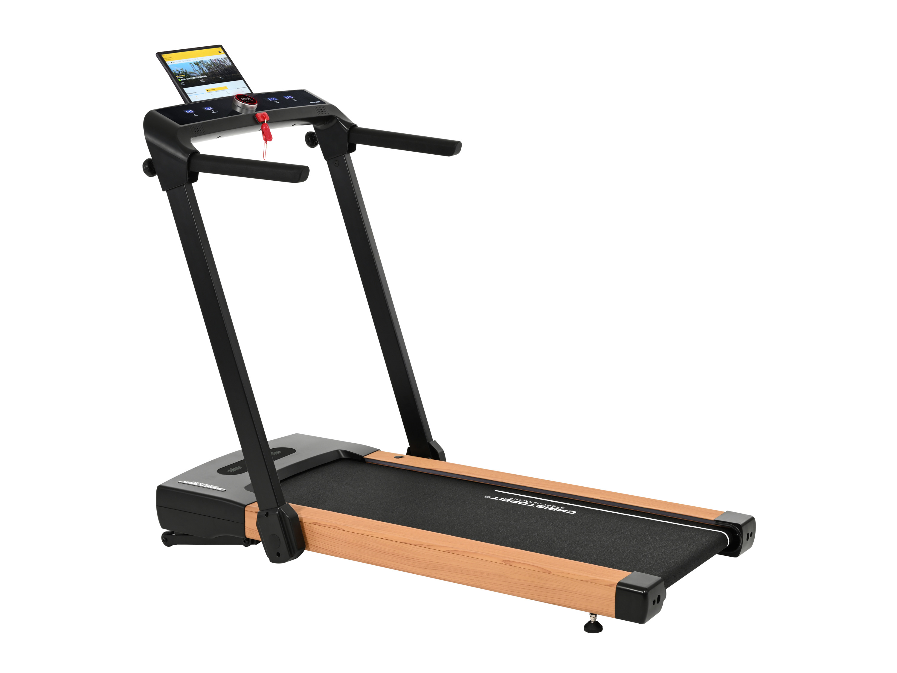 CHRISTOPEIT SPORT Laufband 2 in 1 (Holzoptik)''