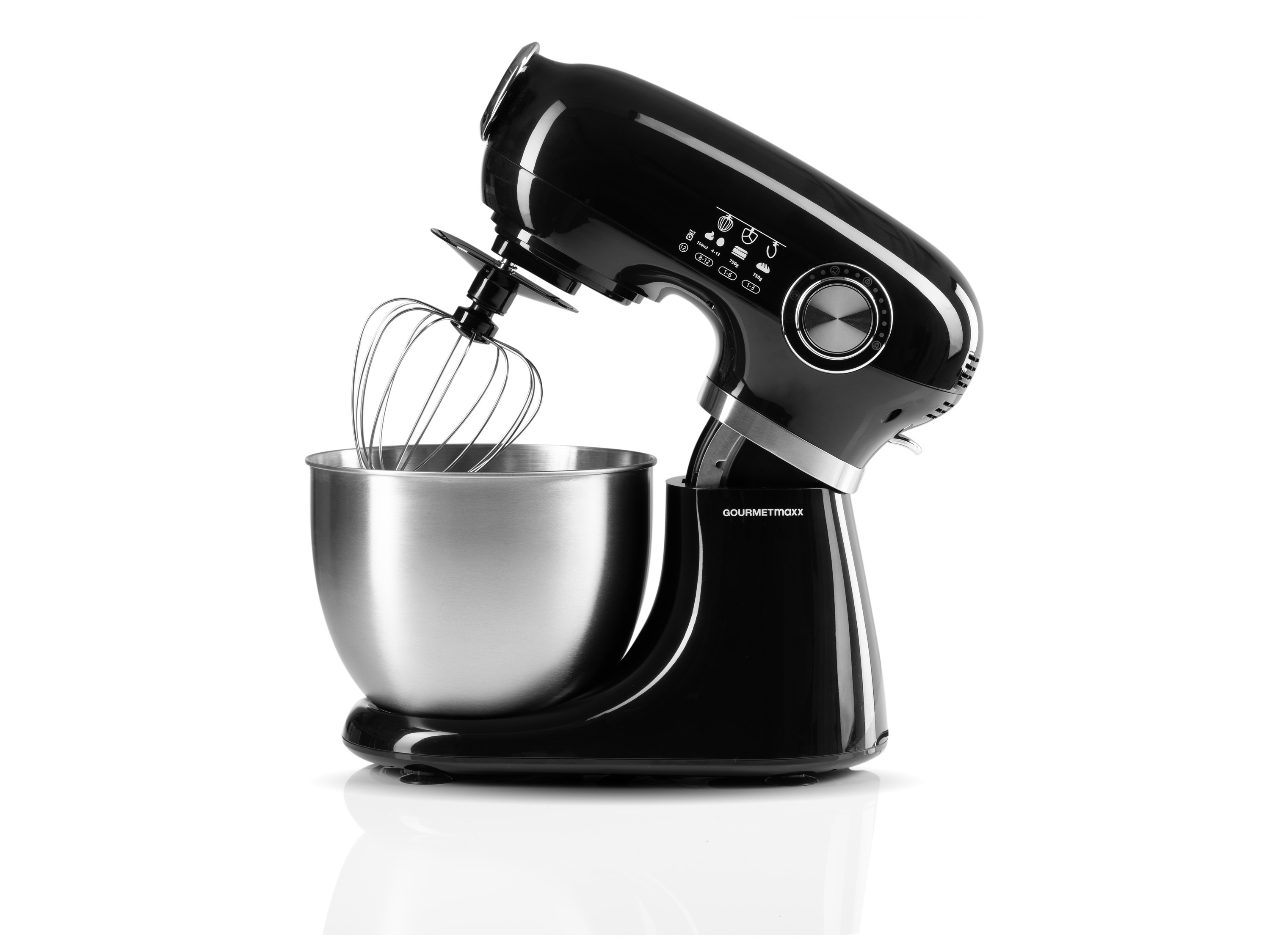 GOURMETmaxx Küchenmaschine 1000 W schwarz''