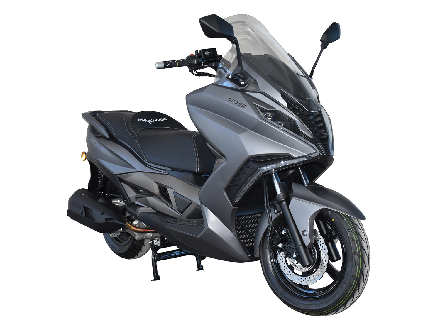 Alpha Motors Motorroller Sport Cruiser 300 276 ccm 125 km/h EURO 5 grau (Grau)''