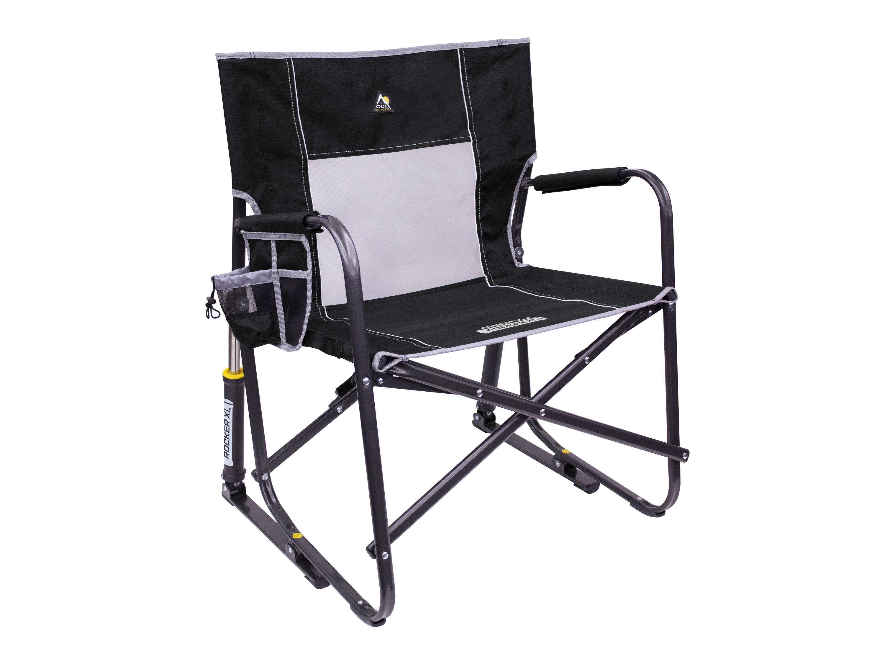 GCI Freestyle Rocker XL™Campingstuhl mit Schaukelfunktion (Black)''