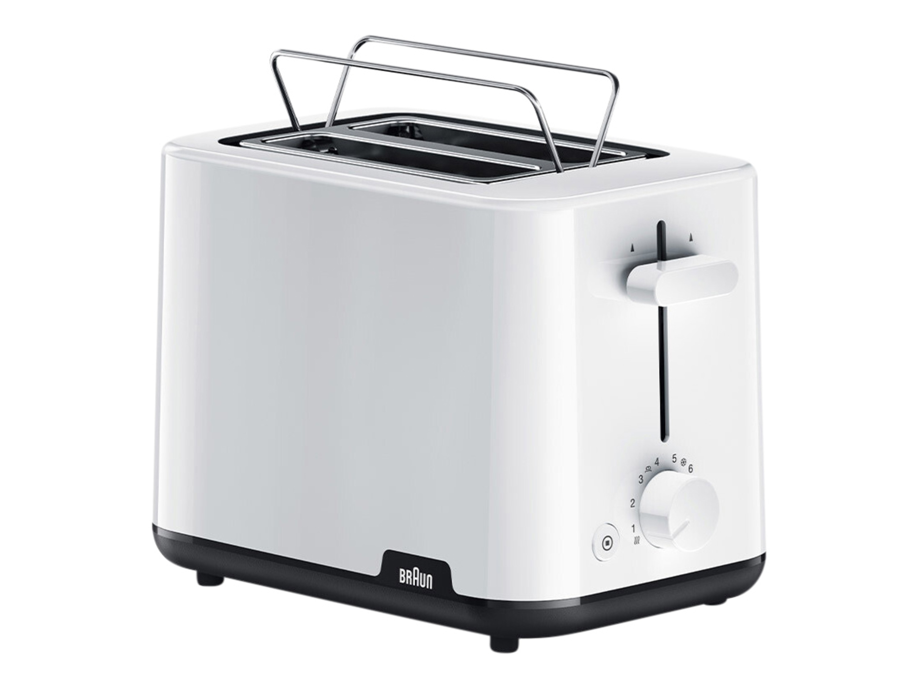 BRAUN Toaster Breakfast 1 2 Schlitztoaster, 900W (Weiß)''