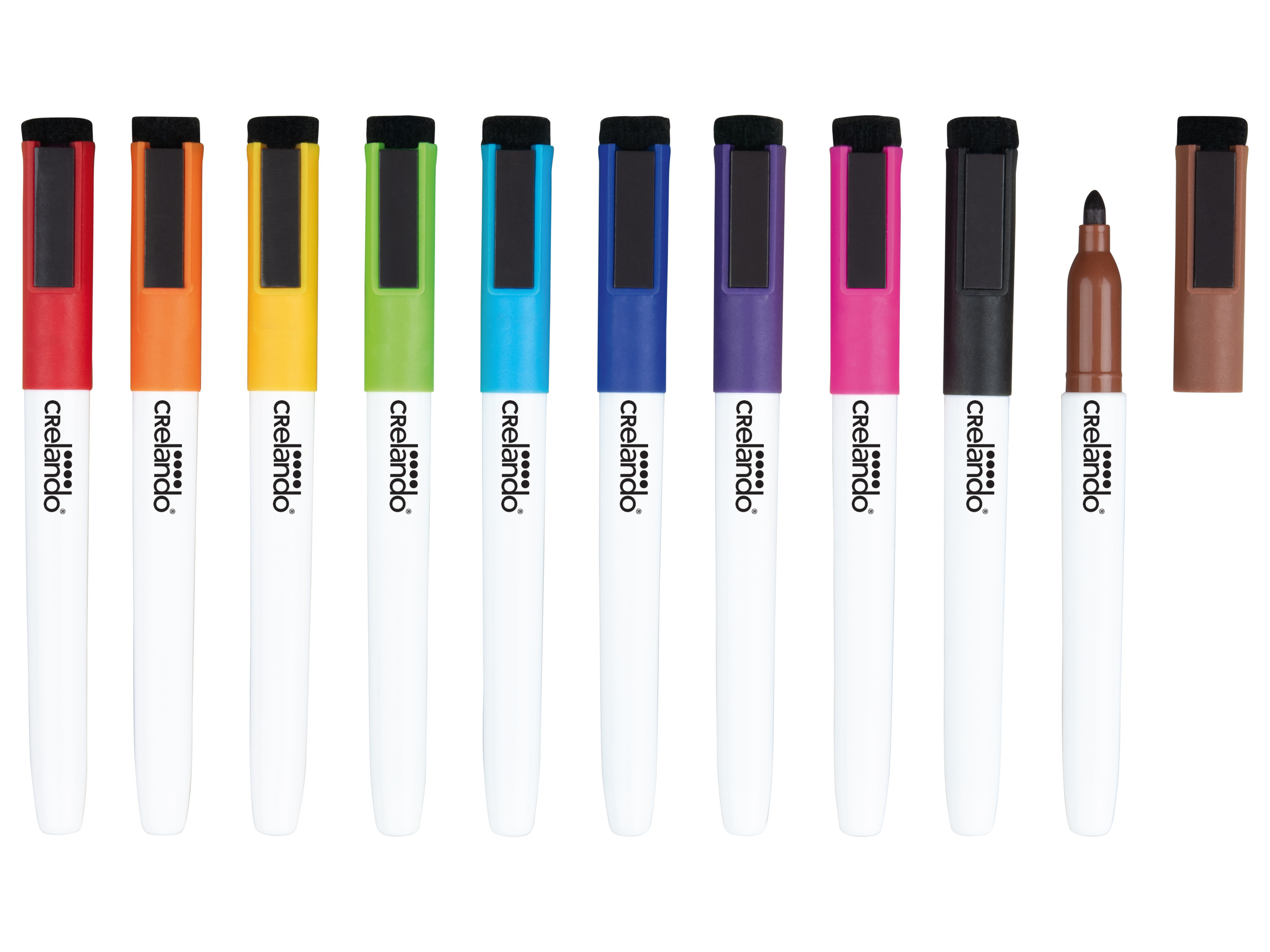 CRELANDO® Whiteboard-Set / Whiteboard Stifte-Set (Whiteboard Stifte Set)