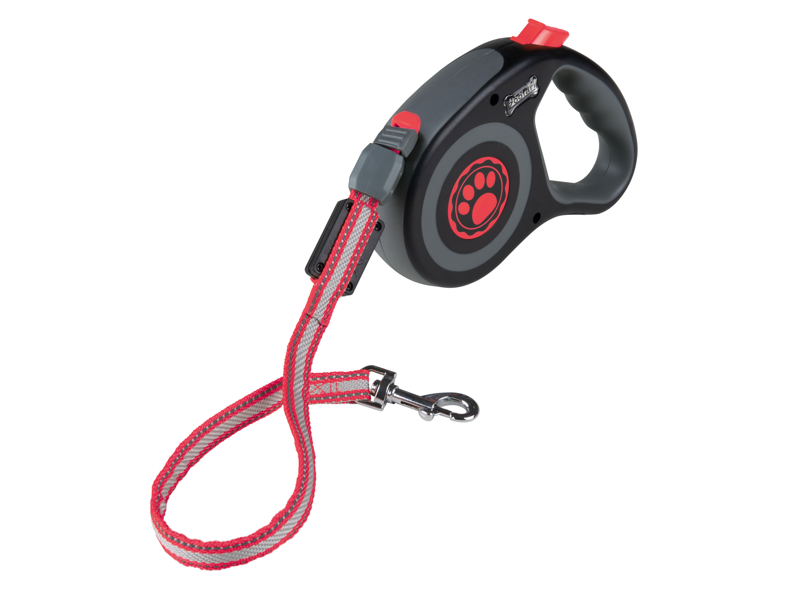 zoofari® Hundeleine mit Rückzugsmechanismus (pink, klein)