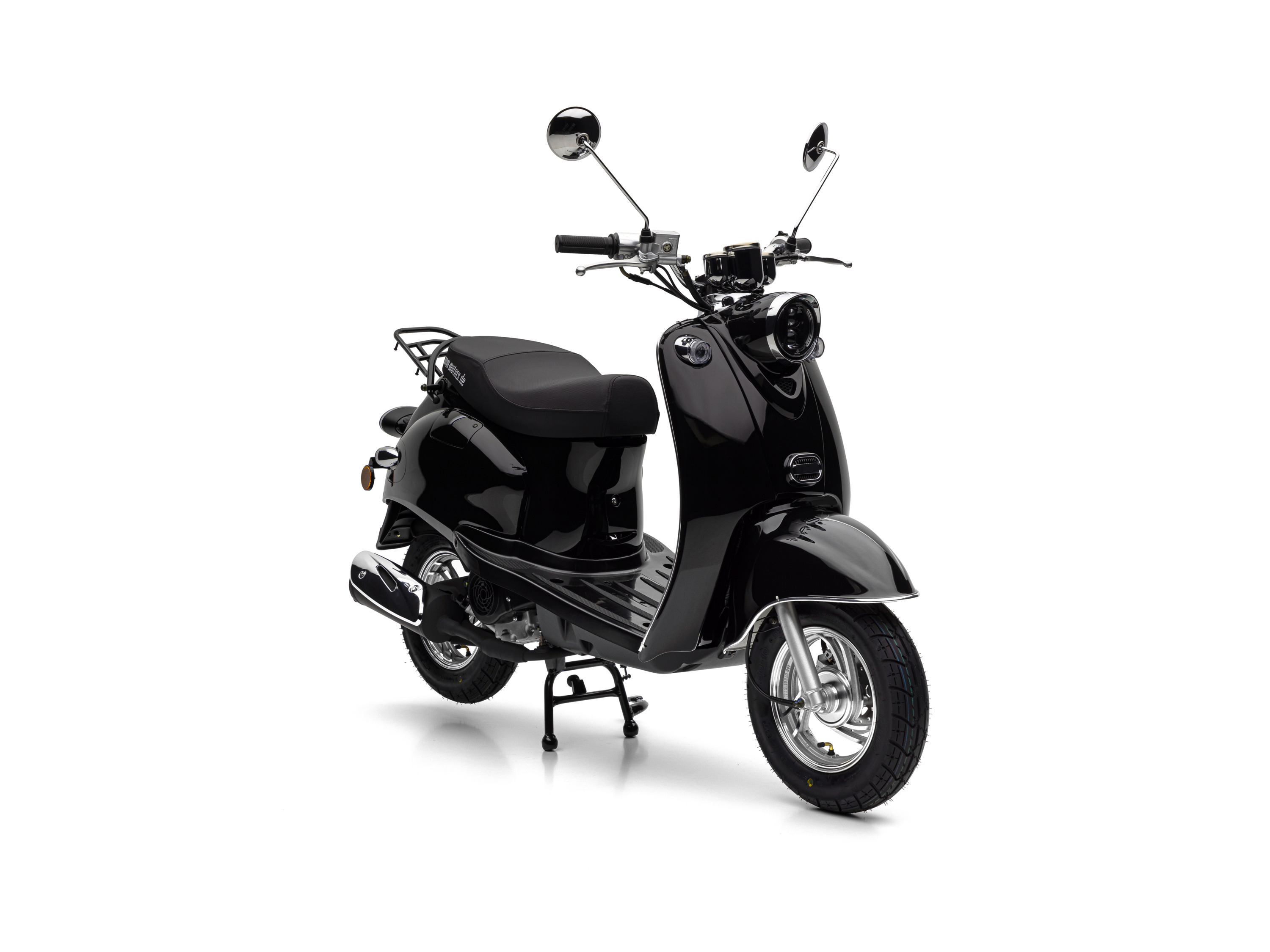 Nova Motors Motorroller Retro Star EFI 45km/h (schwarz inkl Topcase)''
