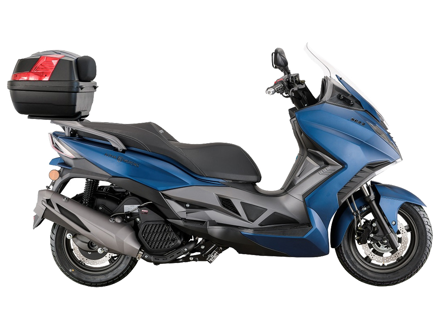 Alpha Motors Motorroller Sport Cruiser 22 125 ccm 95 km/h EURO 5 inkl. Topcase (Blau)