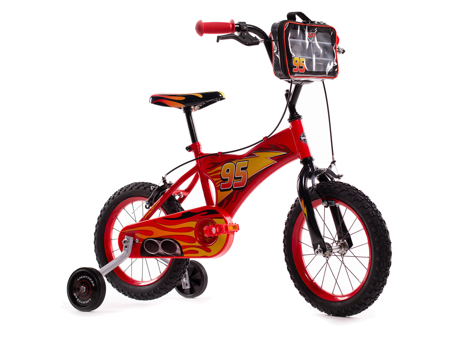 HUFFY Kinderfahrrad 14 Zoll (CARS, Rot)''