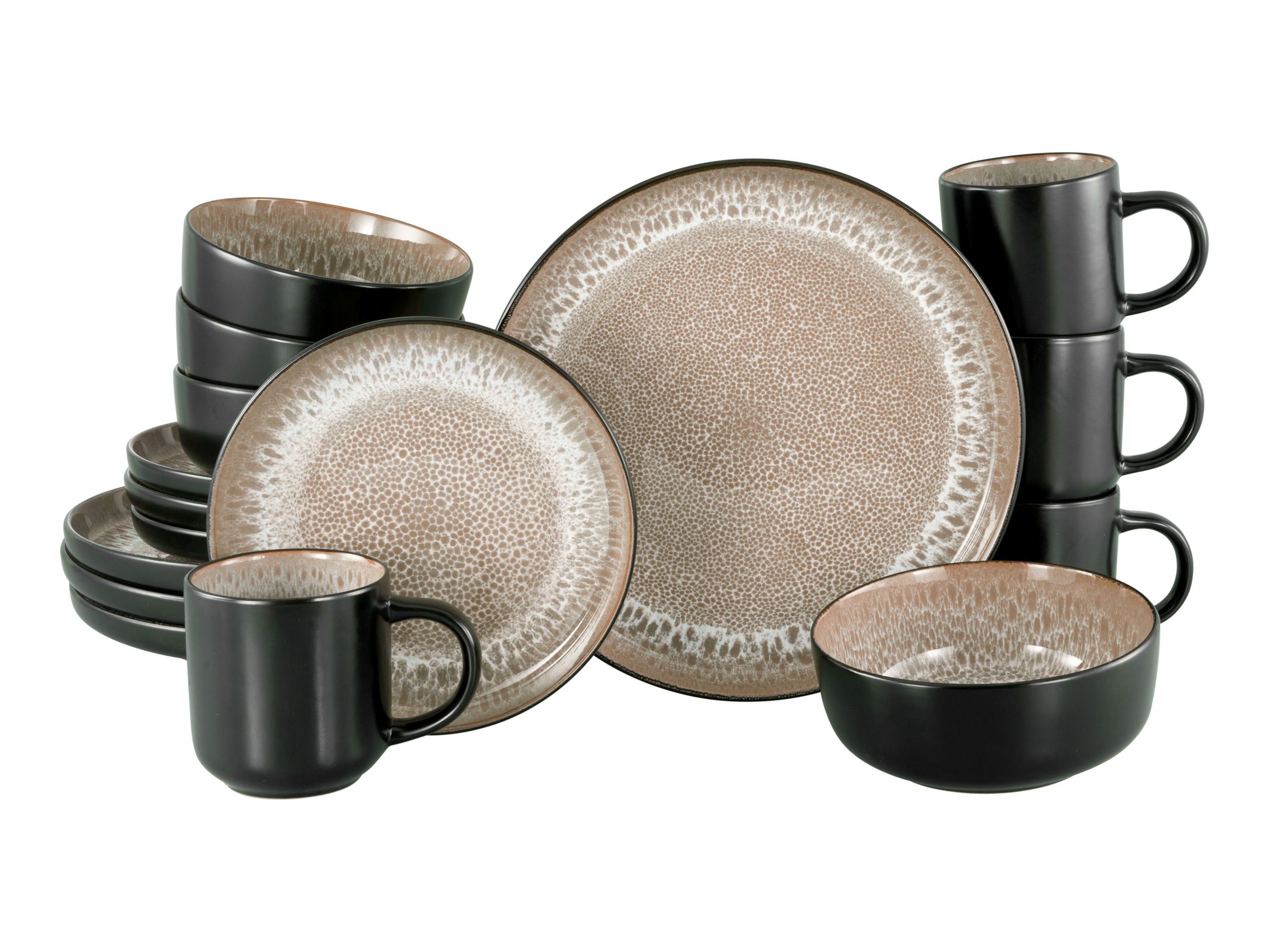Creatable Kombiservice Nordic Fjord, 16-tlg. (Beige)''