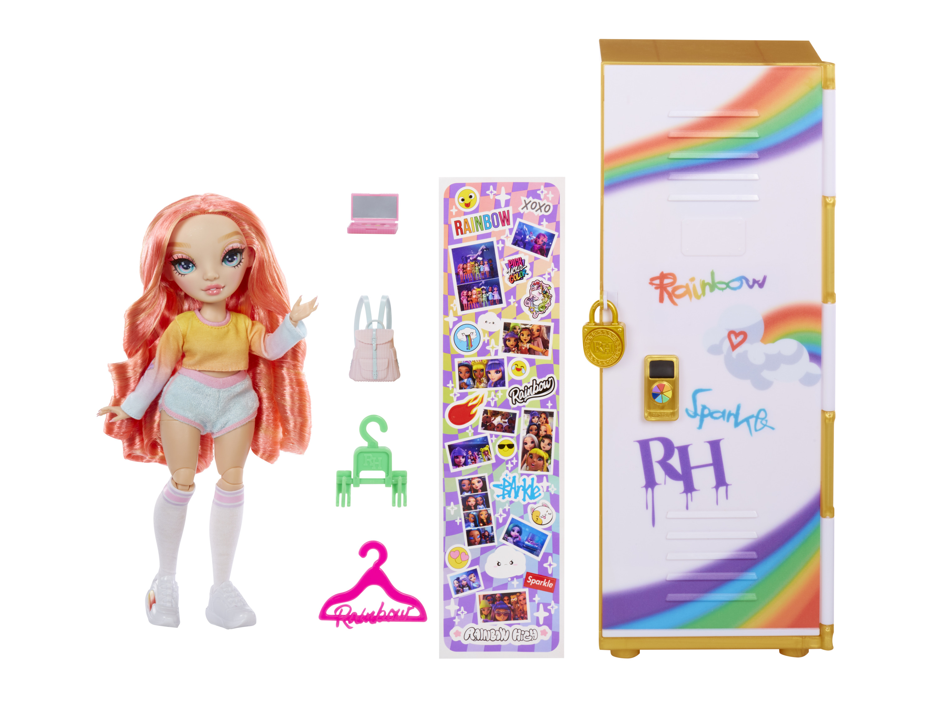 Rainbow High Locker and Doll Playset