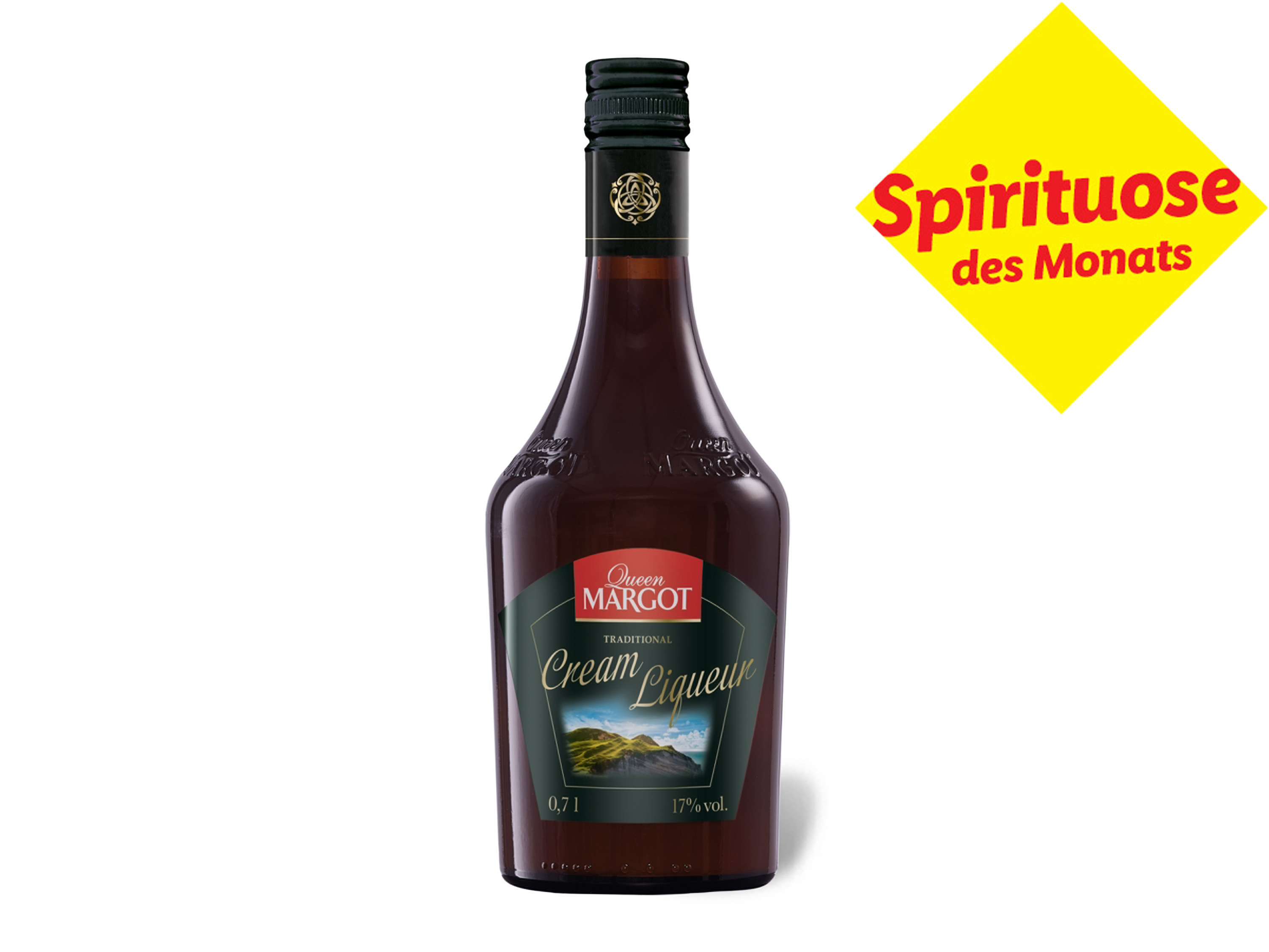 QUEEN MARGOT Sahne-Likör mit Whisky 17% Vol - Mindestbestellmenge 3''