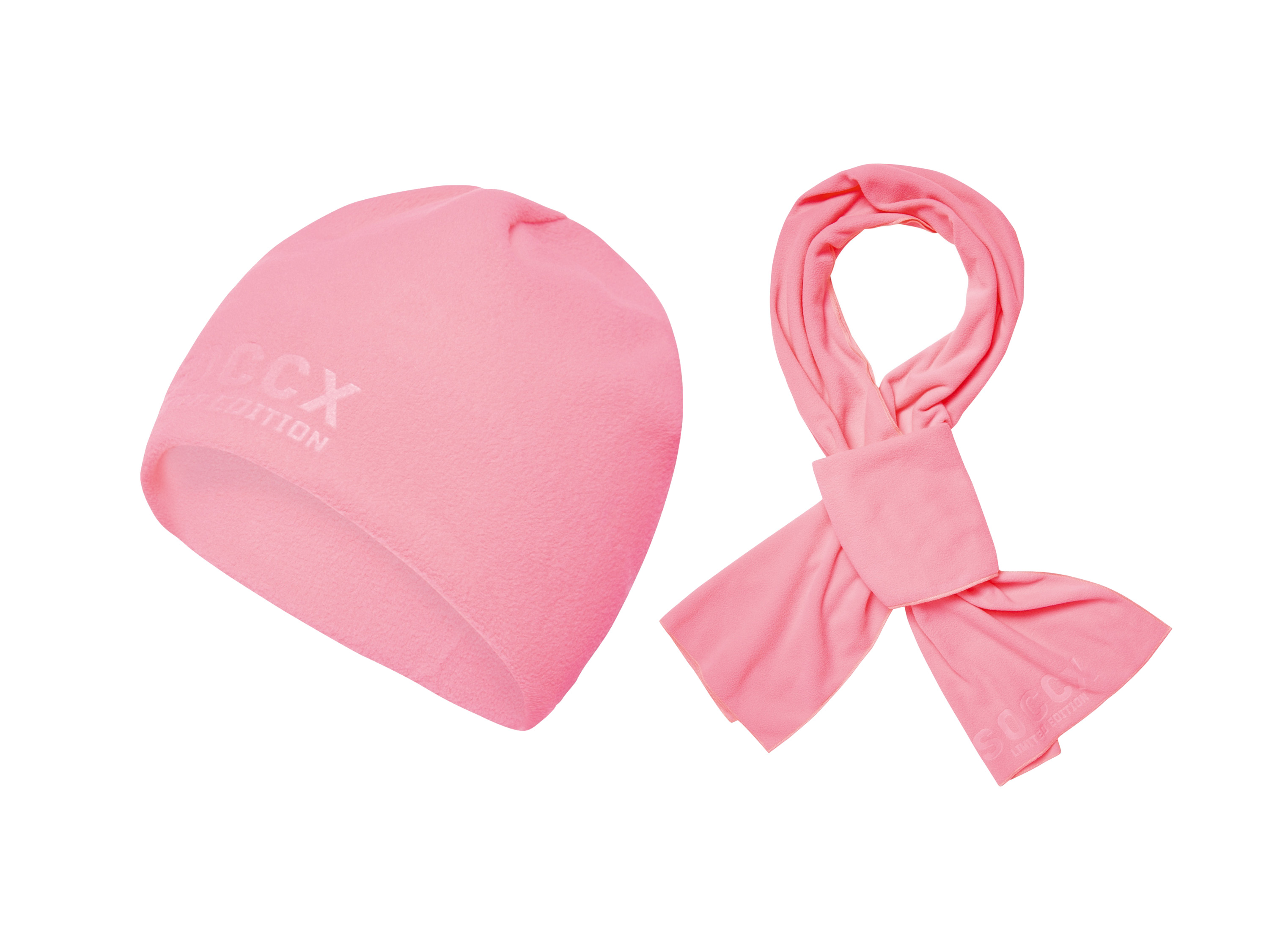 Camp David Herren/Damen Mütze / Schal (Pink)