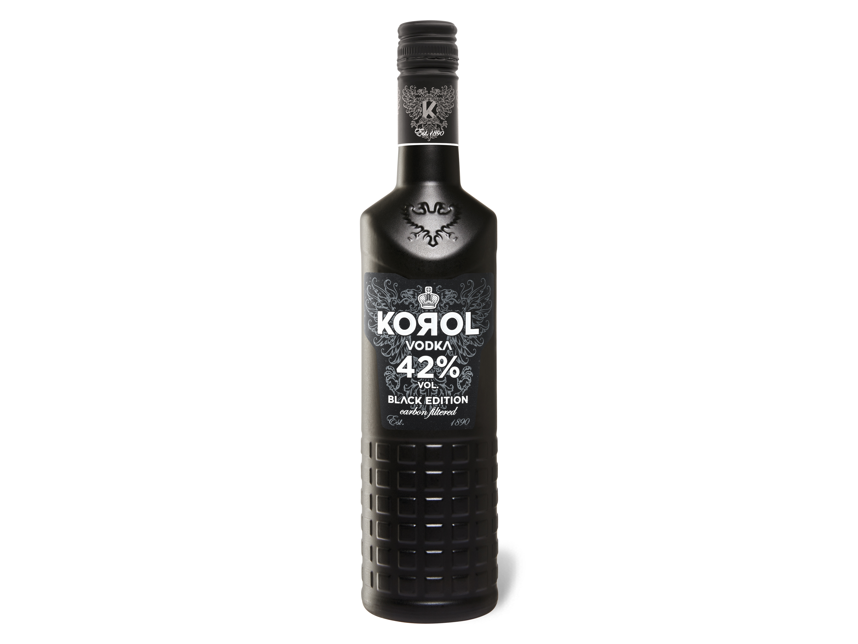 Korol Vodka Black Edition Carbon Filtrated 42% Vol